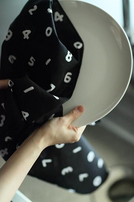 伊勢木綿 textile手ぬぐい（ひめ丈）／SO-SU-U 濡羽色（ぬればいろ）