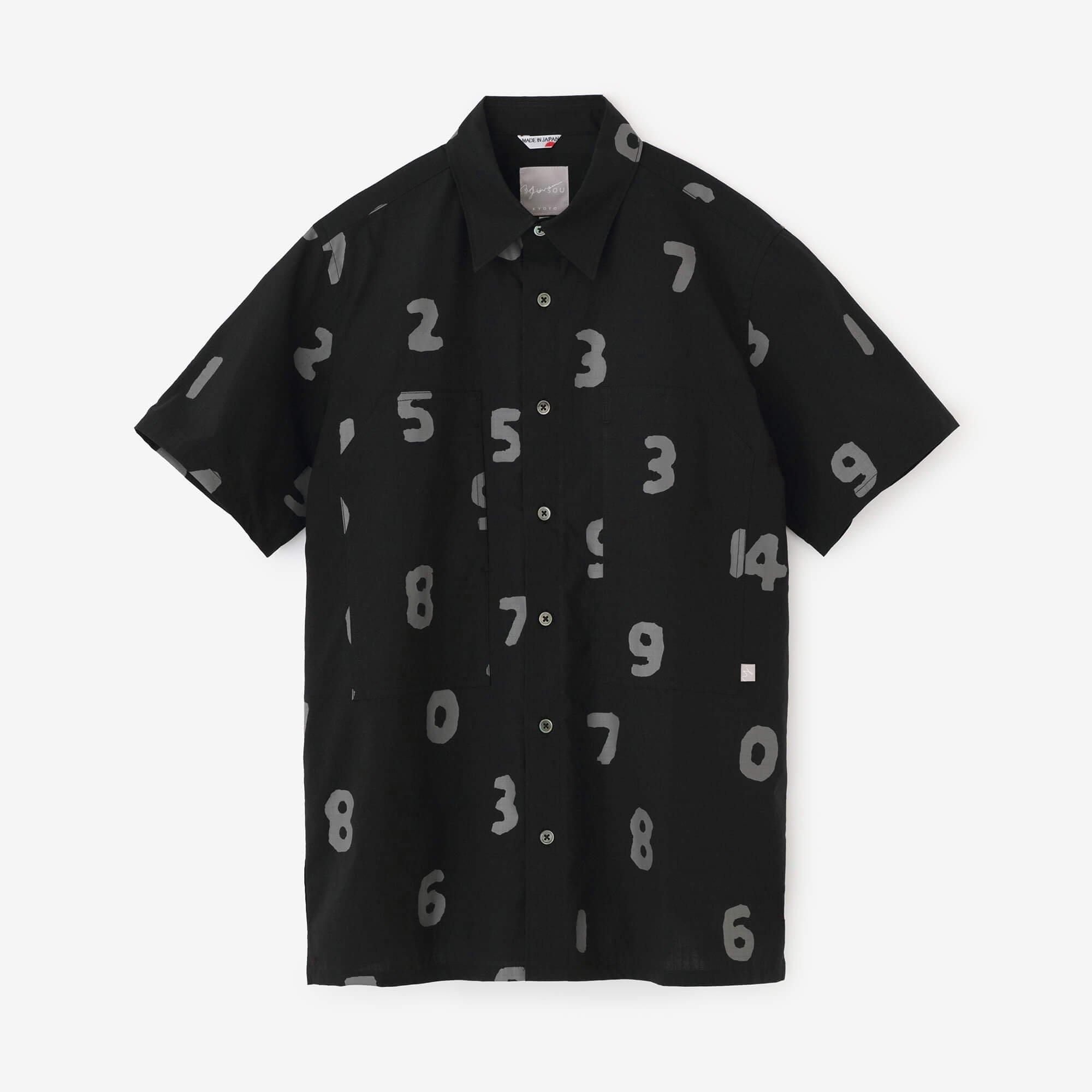 【net限定30%OFF】リップストップ W.P.半袖シャツ／SO-SU-U 濡羽色（ぬればいろ）