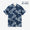 Chizimi Cotton 20/20 Ainasen Stand Collar Short Sleeve Shirt SP／Saya Era
