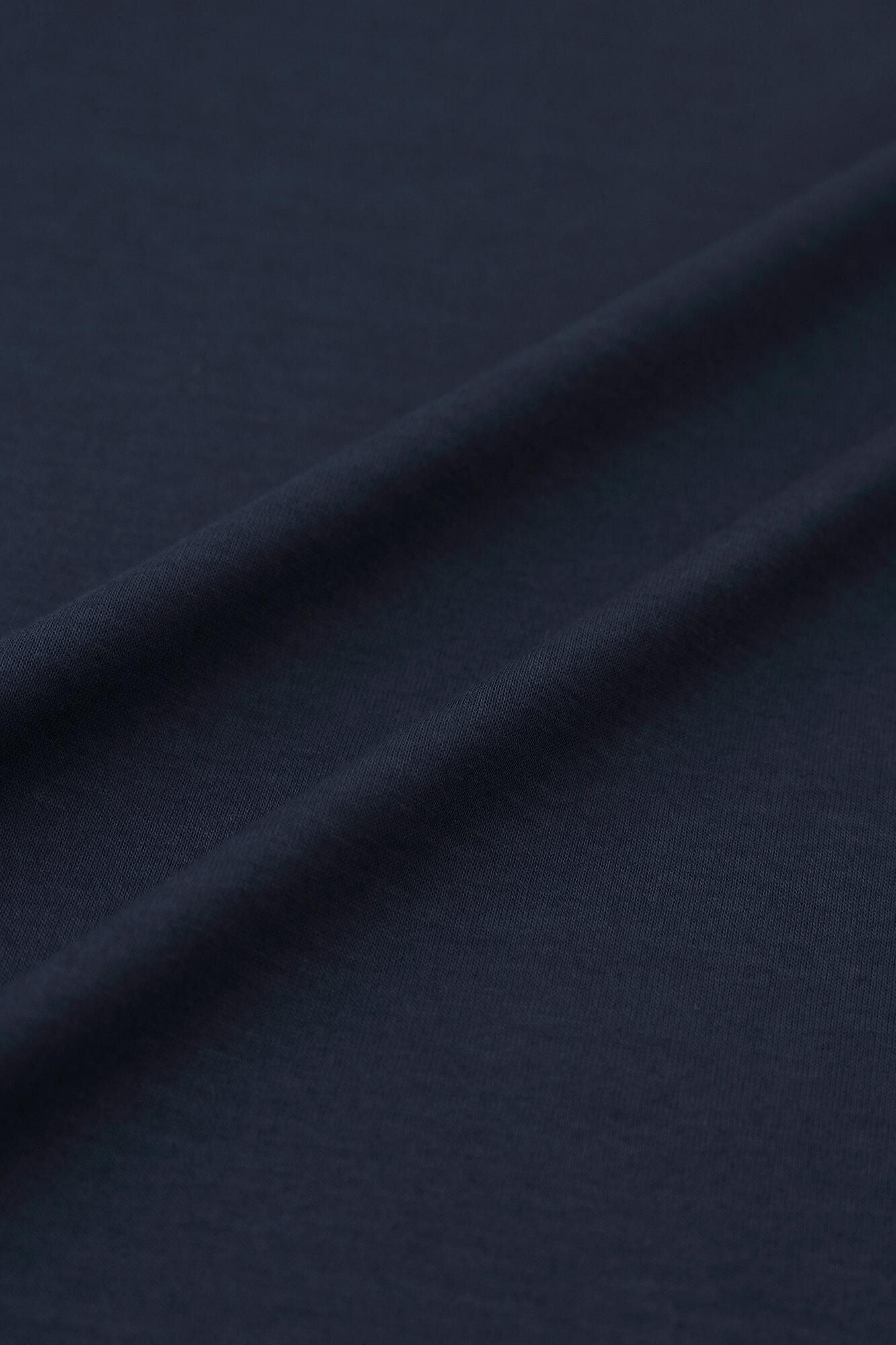 【net limited】GIZA x Lyocell Plain Stitch Squirrel-like Cardigan / Dark Blue