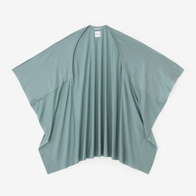 GIZA×Lyocell Plain Stitch Squirrel-like Cardigan / Greyish Blue