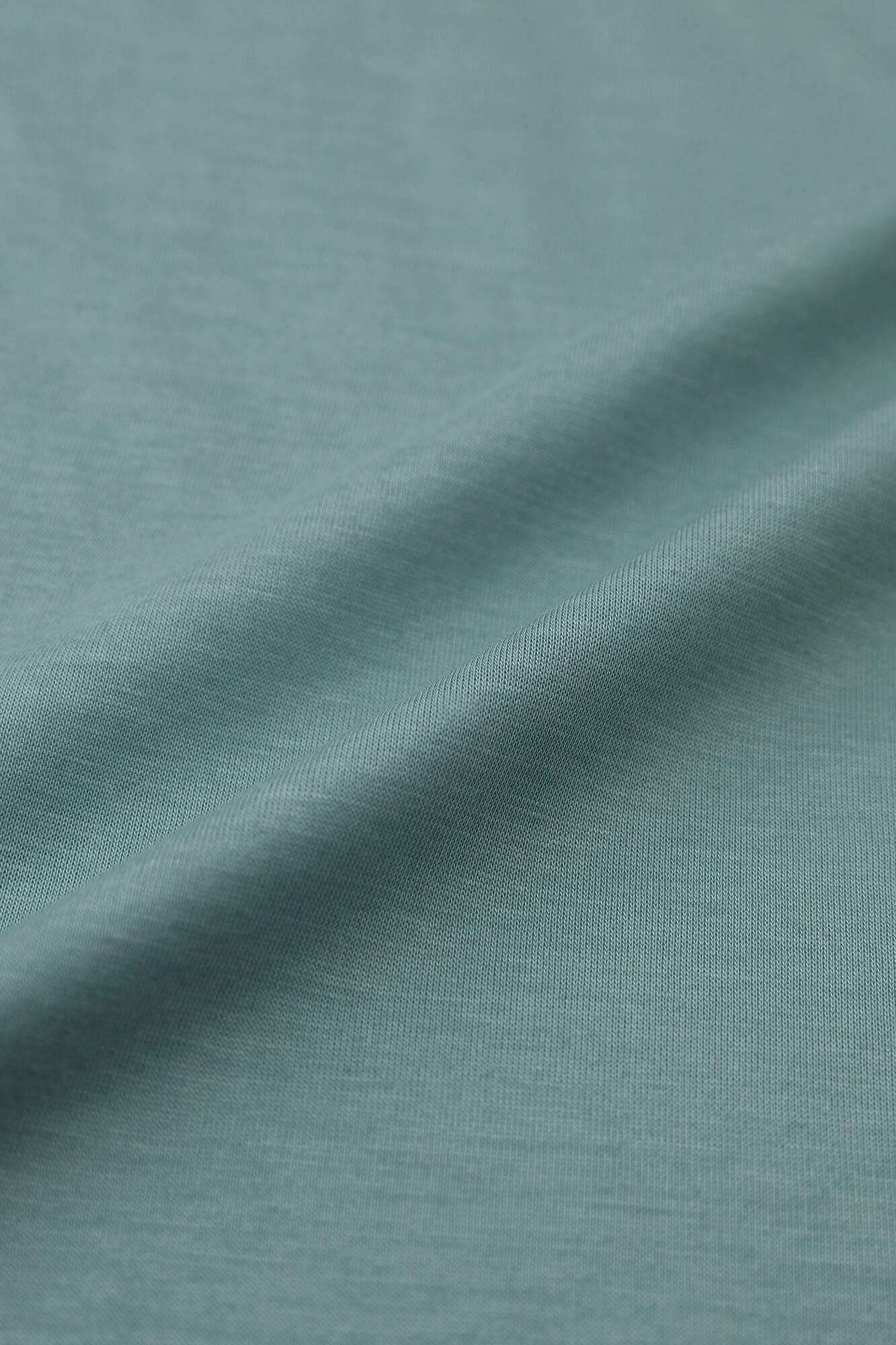 GIZA×Lyocell Plain Stitch Squirrel-like Cardigan / Greyish Blue