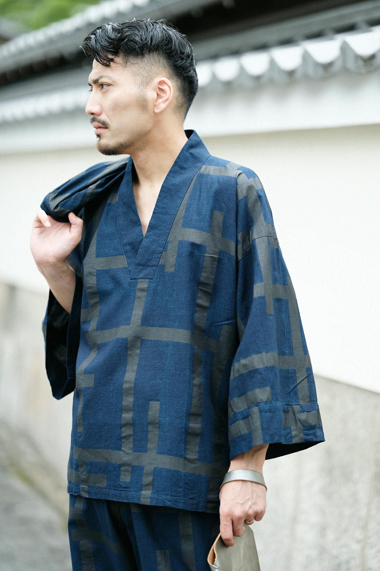 【net limited】Indigo Fubi Shini/Fence