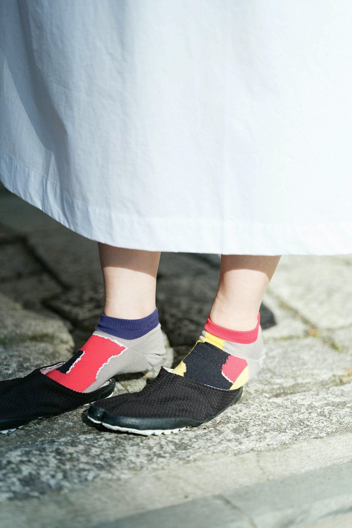 分趾襪（腳踝長度）／朱夏 【男・女性用】