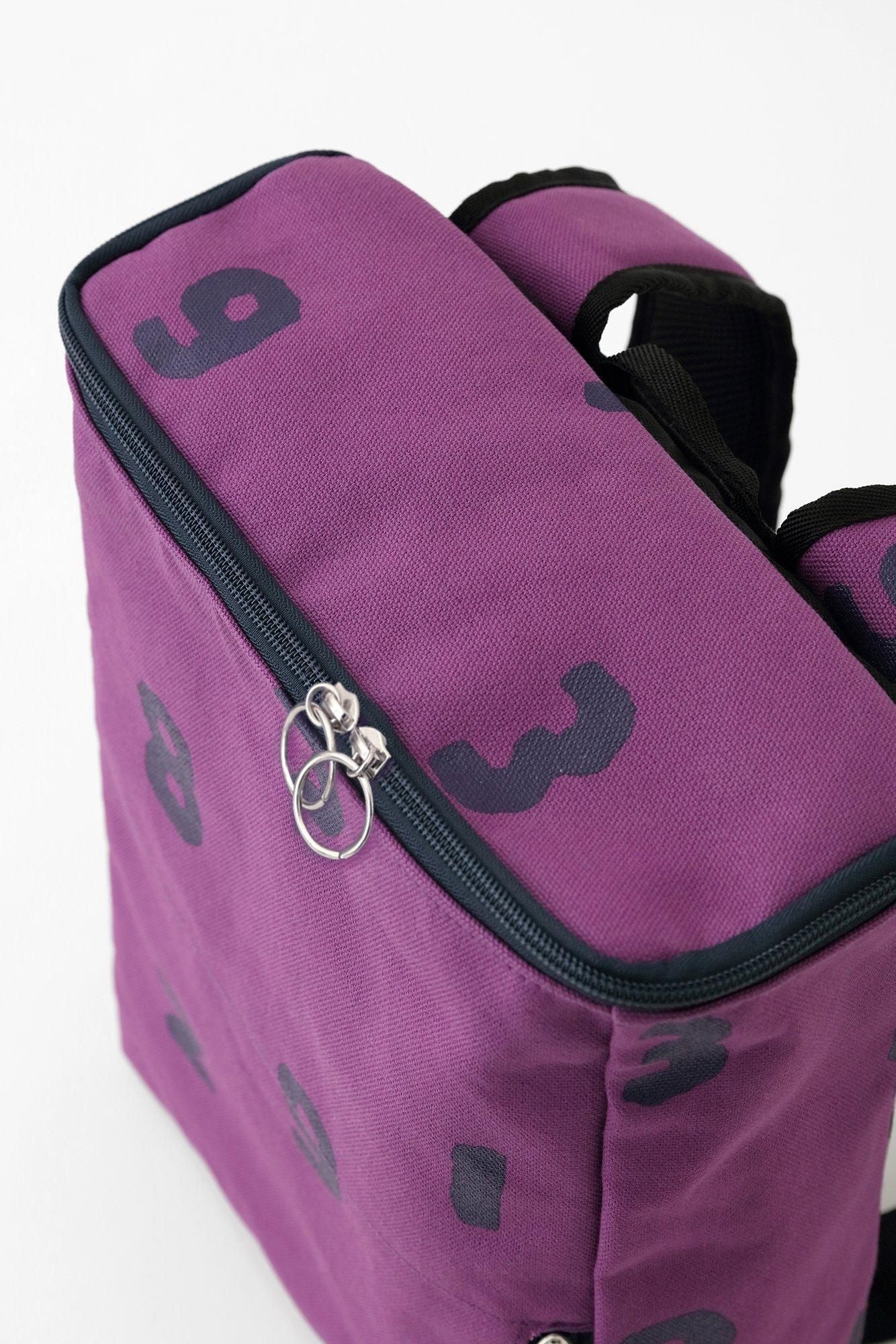 BOX Backpack Small / SO-SU-U Violet×Dark Blue