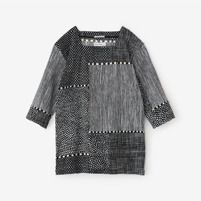 Takashima Chijimi 40/40 Hifu Jiban Sechsviertellänge/Gasane Sumikuro Nikoke