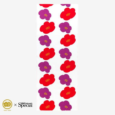 伊勢木棉圖案紋樣手巾/花椿