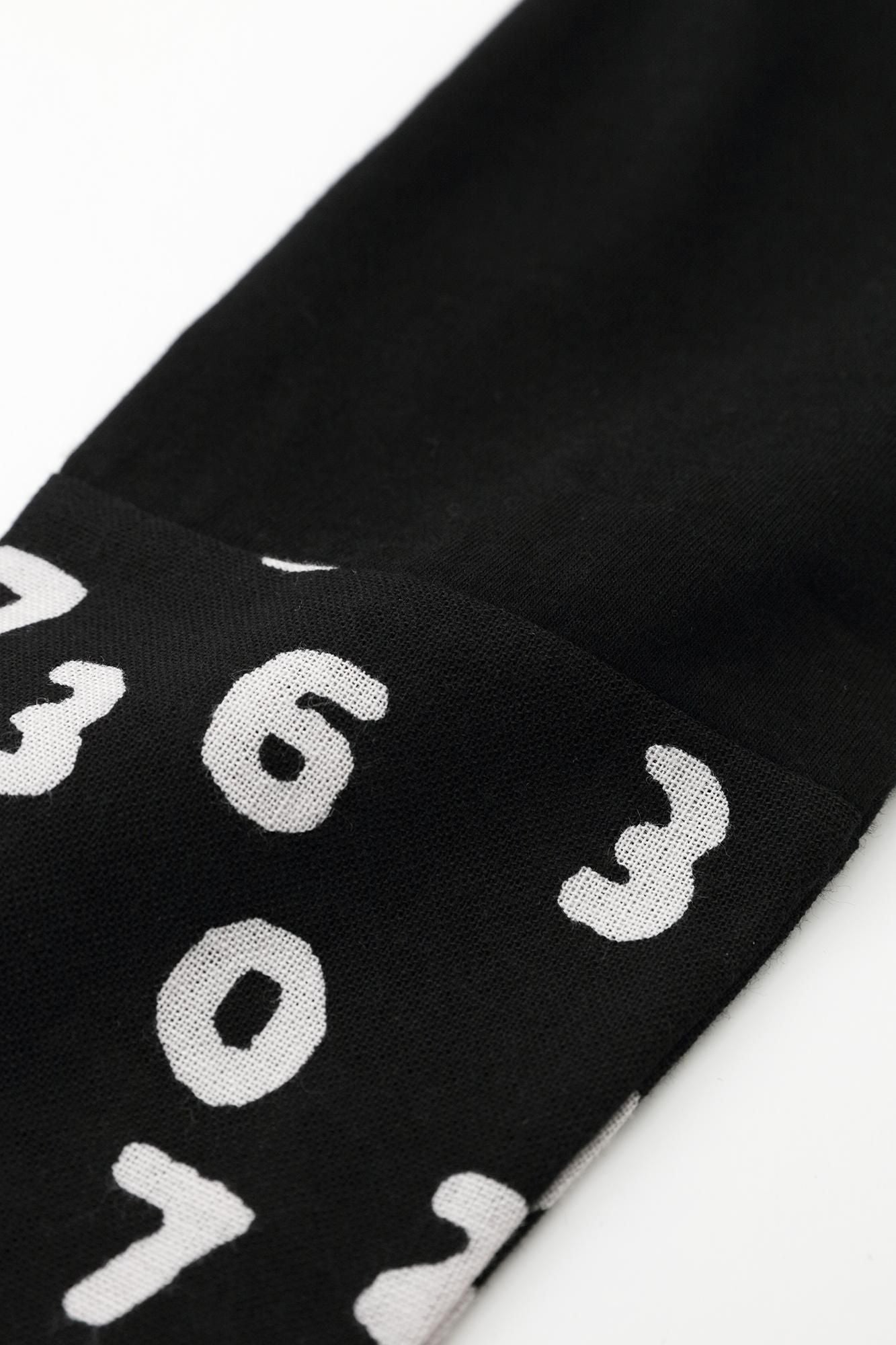 ● Bi-color V-neck Shirt / Black x SO-SU-U Kon 2