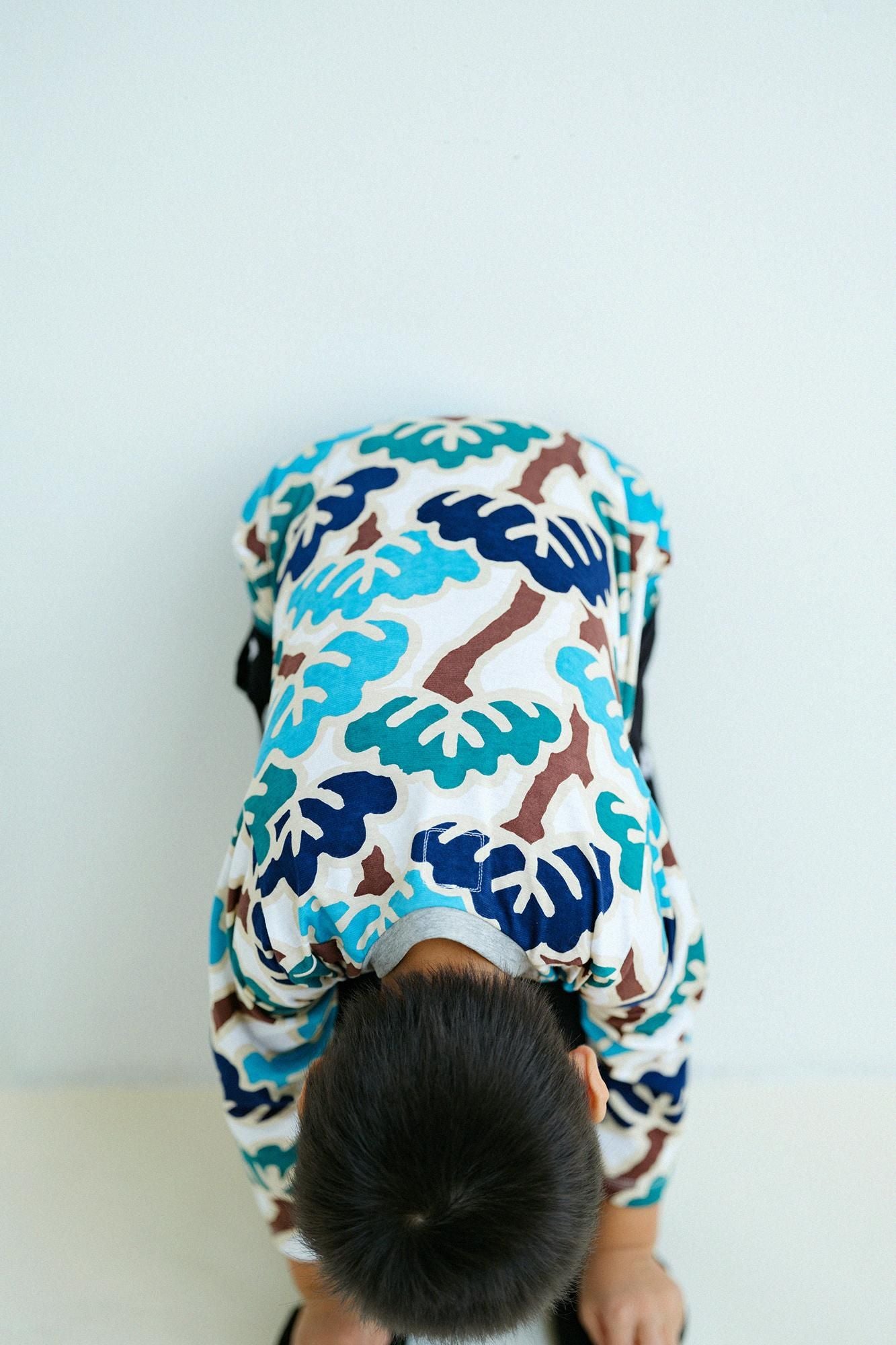 ● Square Neck Long Sleeve T-shirt / Beauty of Pine