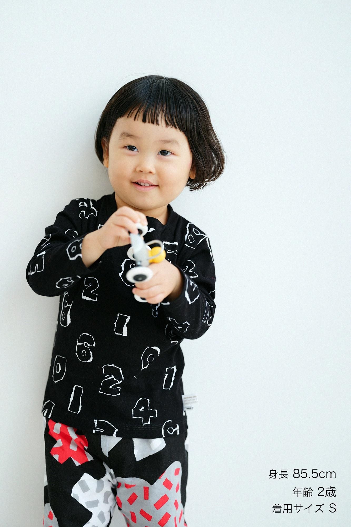 ●方領上衣 長袖／SO-SU-U 十數 拼貼畫