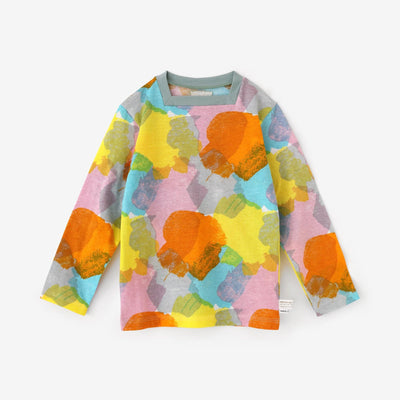 ● Square Neck Long Sleeve T-shirt / Vague