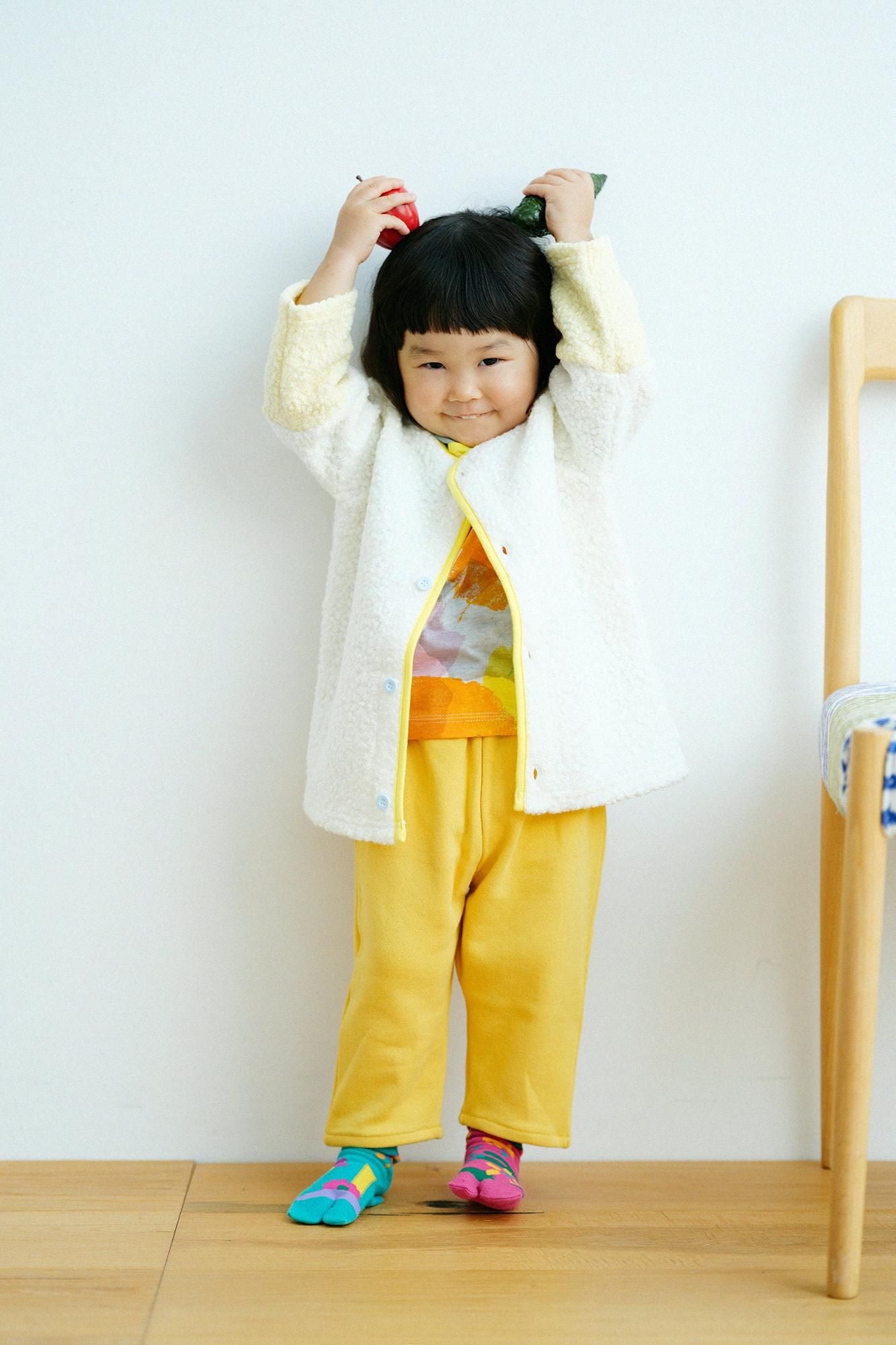 ● Square Neck Long Sleeve T-shirt / Vague