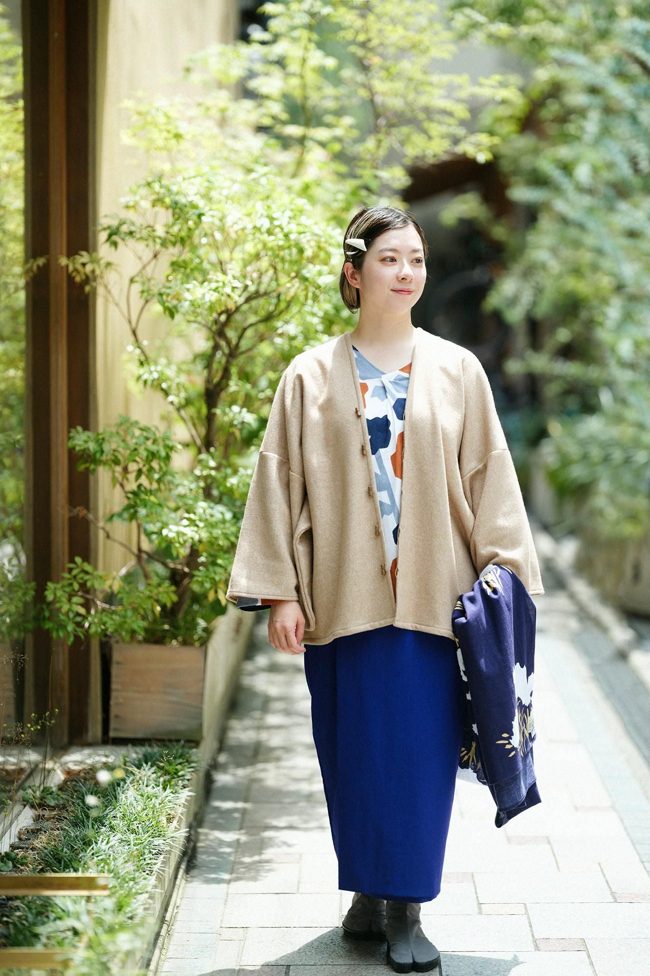 Naginata Round SleeveNaginatasignfolds)Ji-ban／Grin