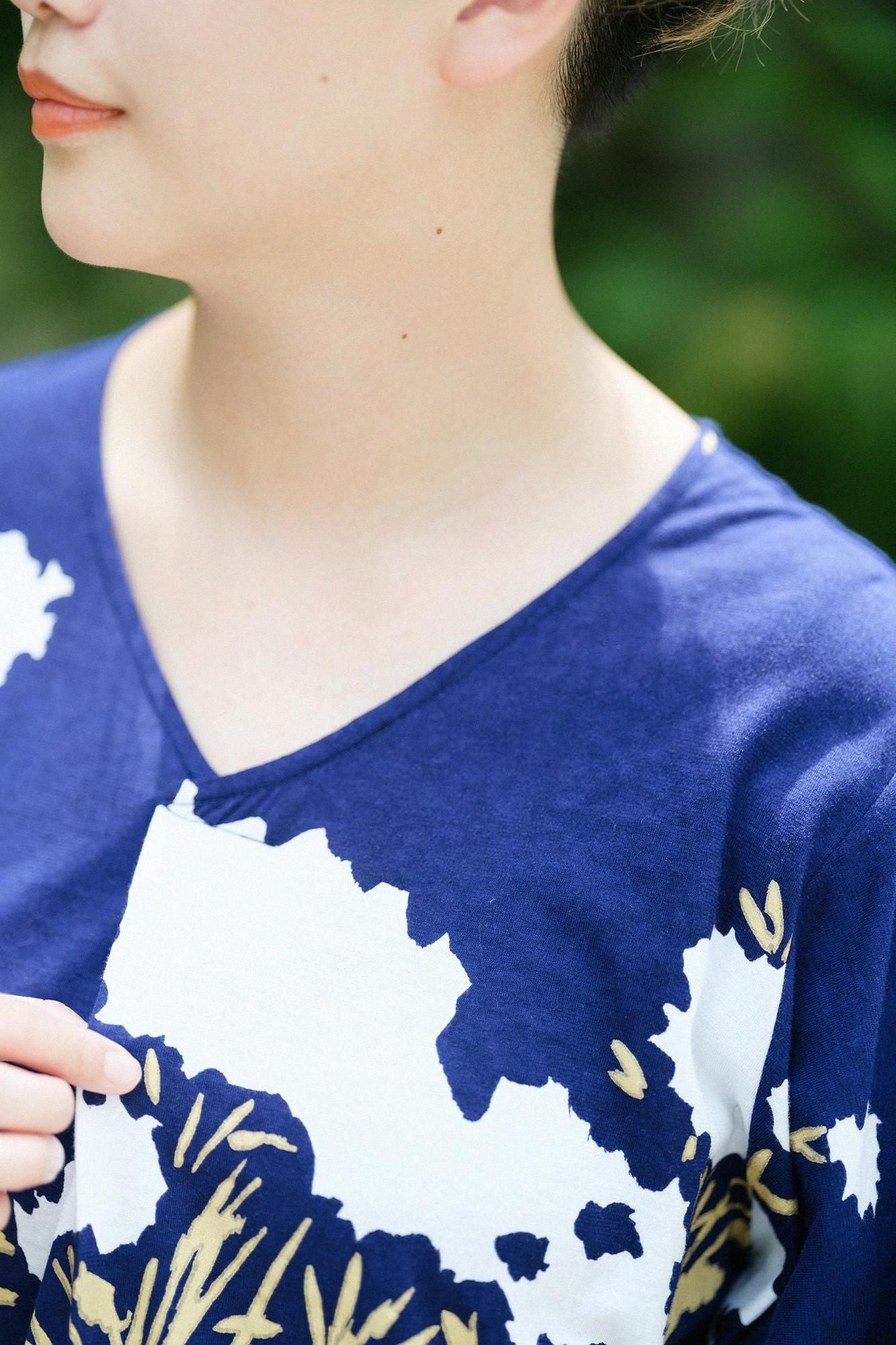 薙刀袖襞（なぎなたそでひだ）ジバン／花あかり