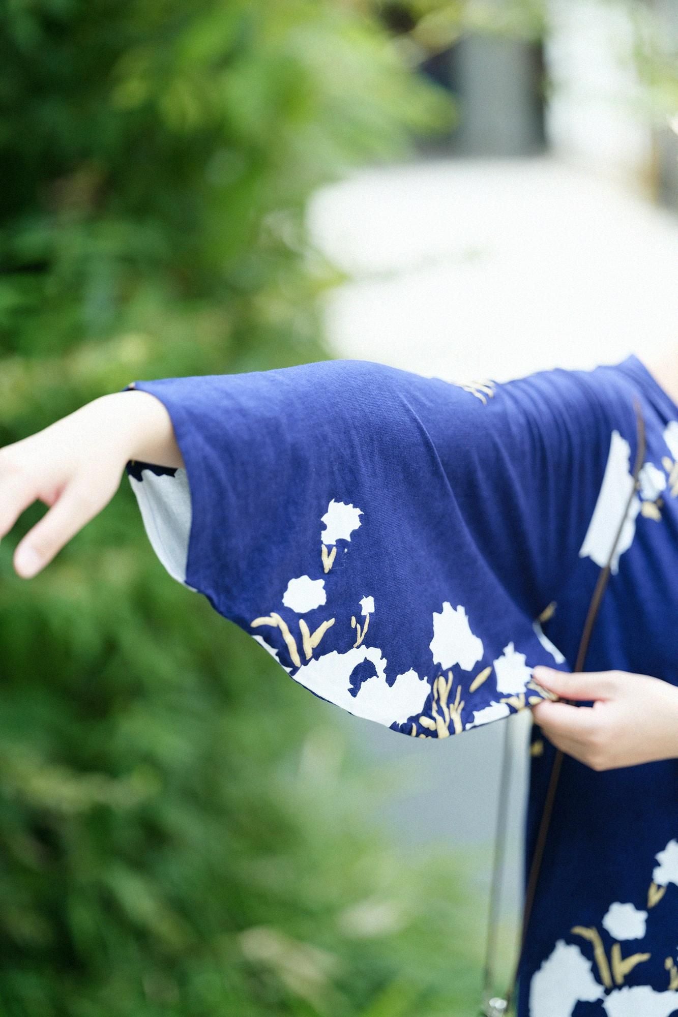 薙刀袖襞（なぎなたそでひだ）ジバン／花あかり