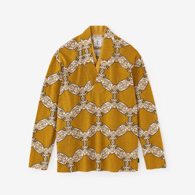 半衿狹風靡 長袖上衣／武者七寶