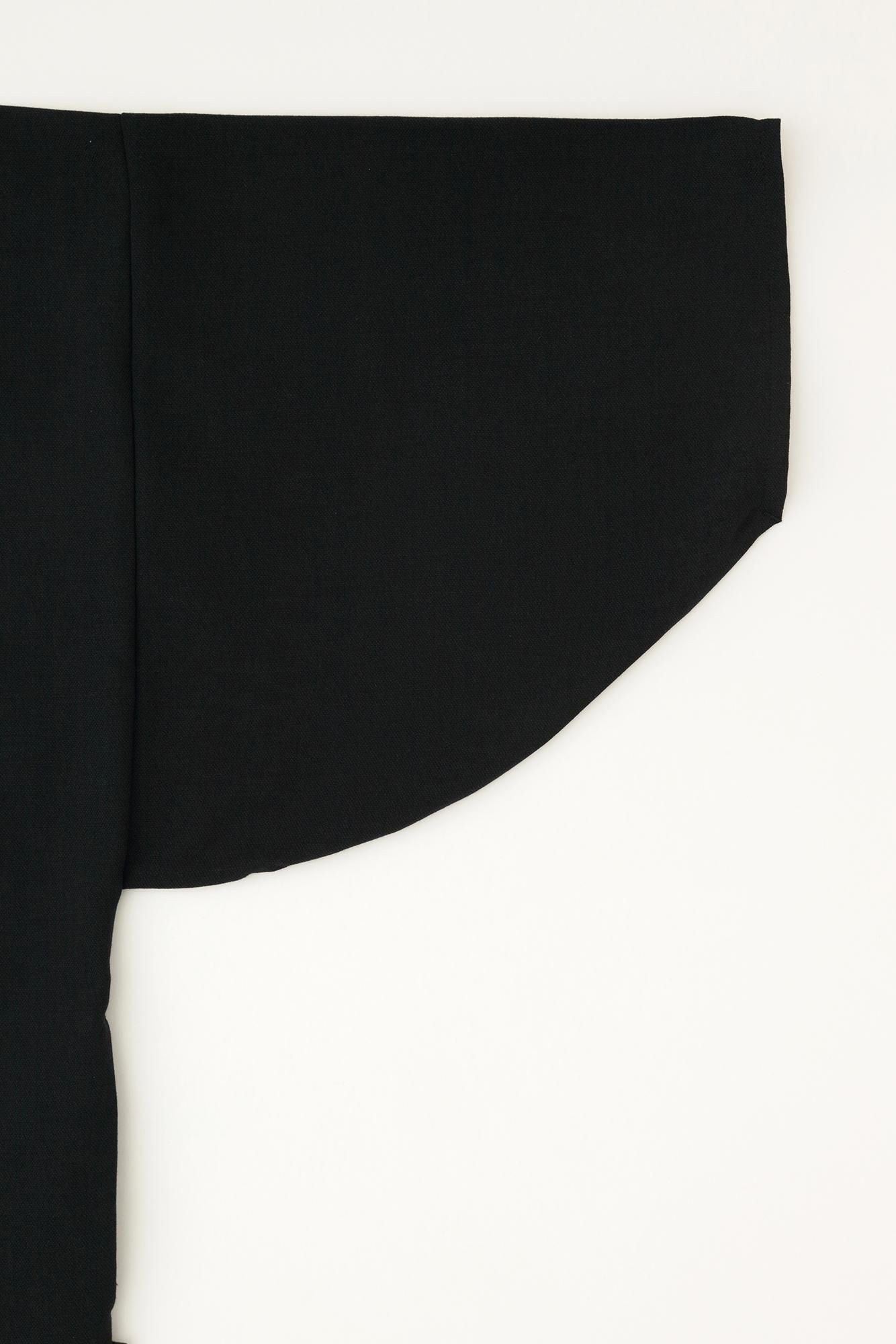 Baumwoll-Rayon-Twill-Webart (rechteckiges Naginata-Gewand)/Tiefblau (Shinkon)