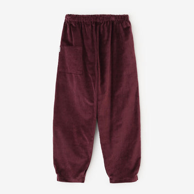 코튼 린넨 벨벳 히다 몸뻬/보라색연(보라색연)