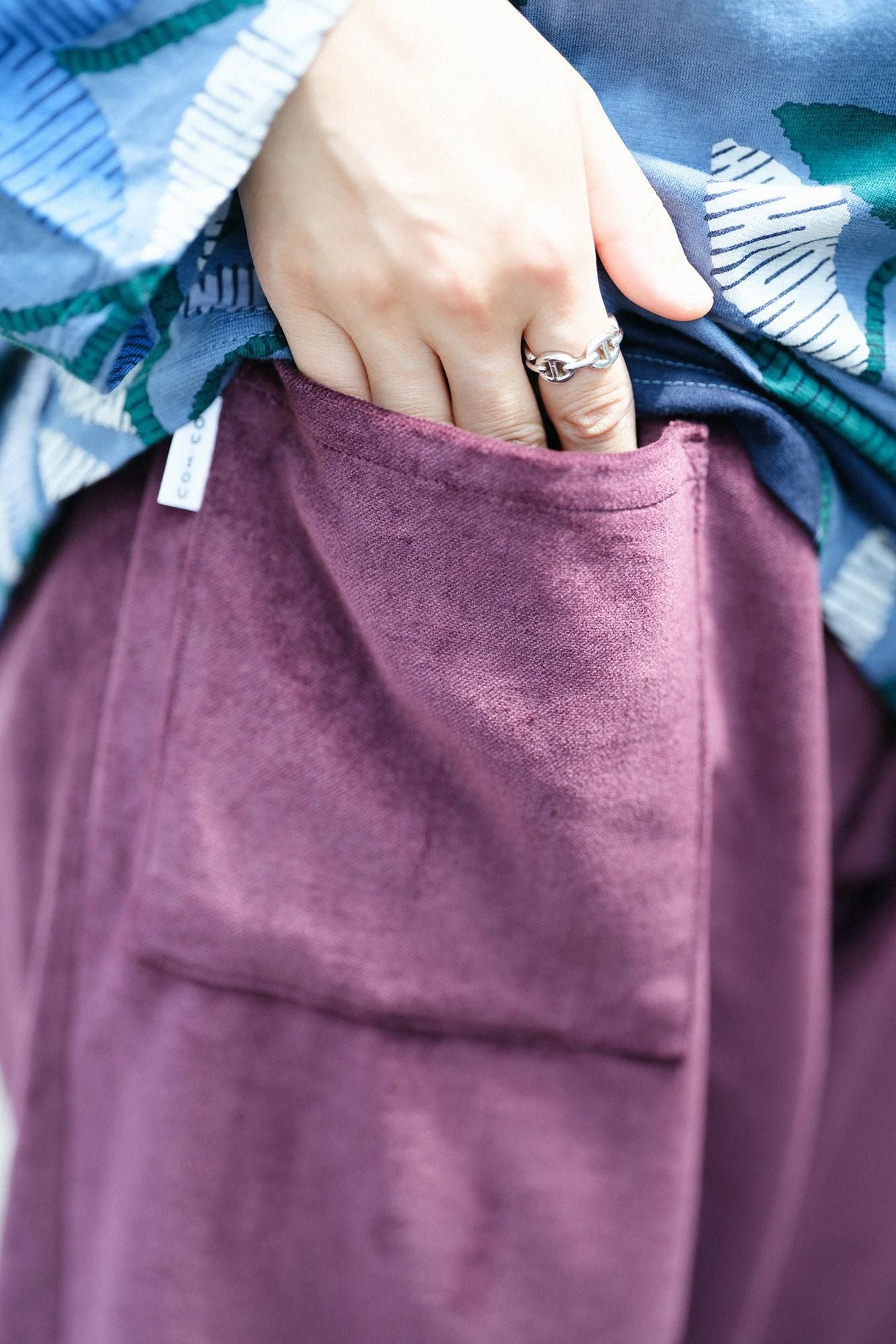 棉麻 Birouudo（折叠）Monpe/紫色风筝