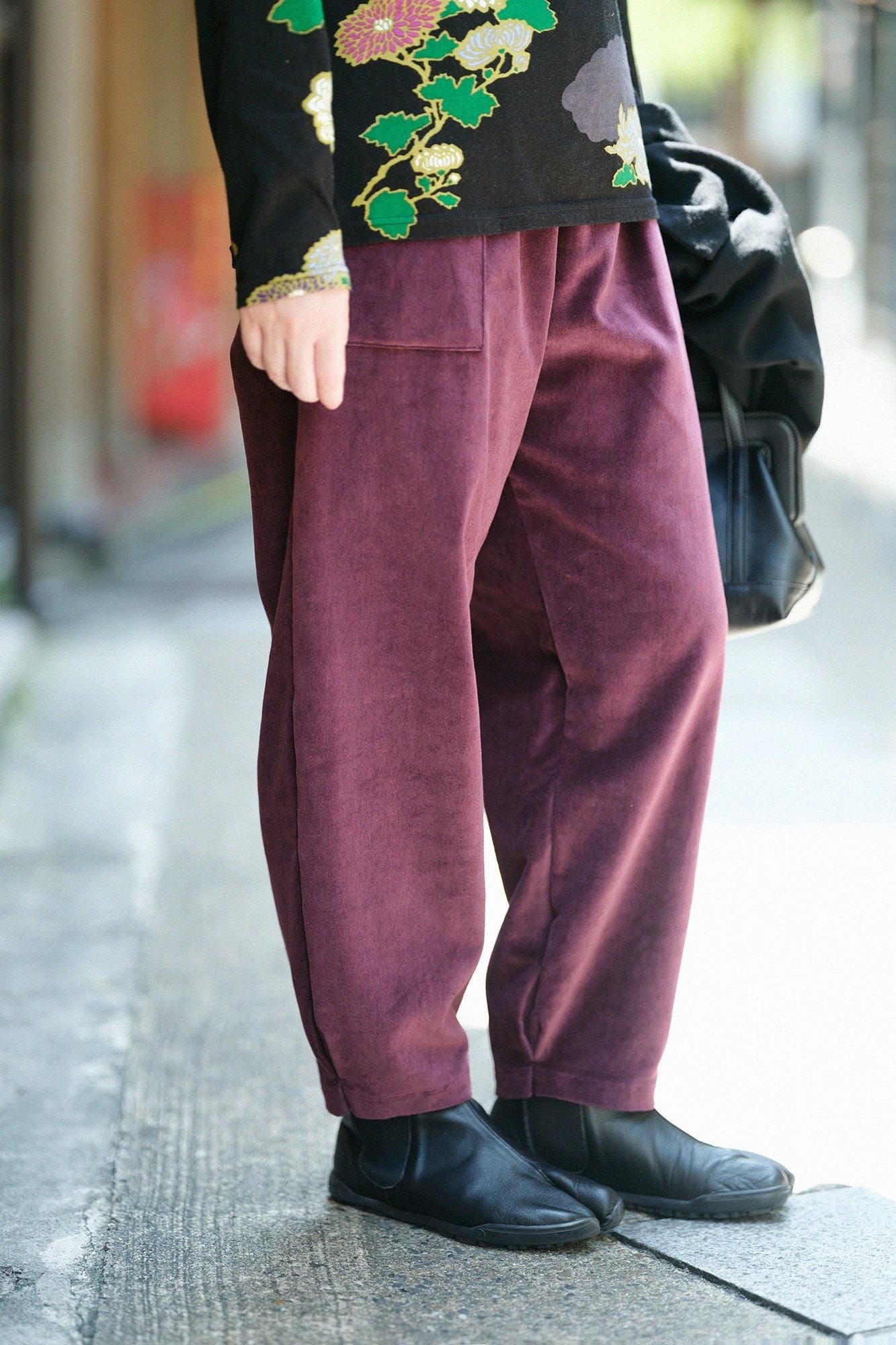 棉麻 Birouudo（折叠）Monpe/紫色风筝