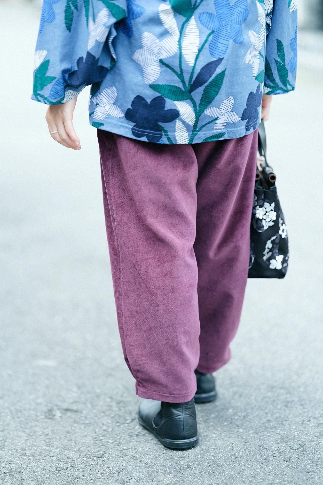 棉麻 Birouudo（折叠）Monpe/紫色风筝