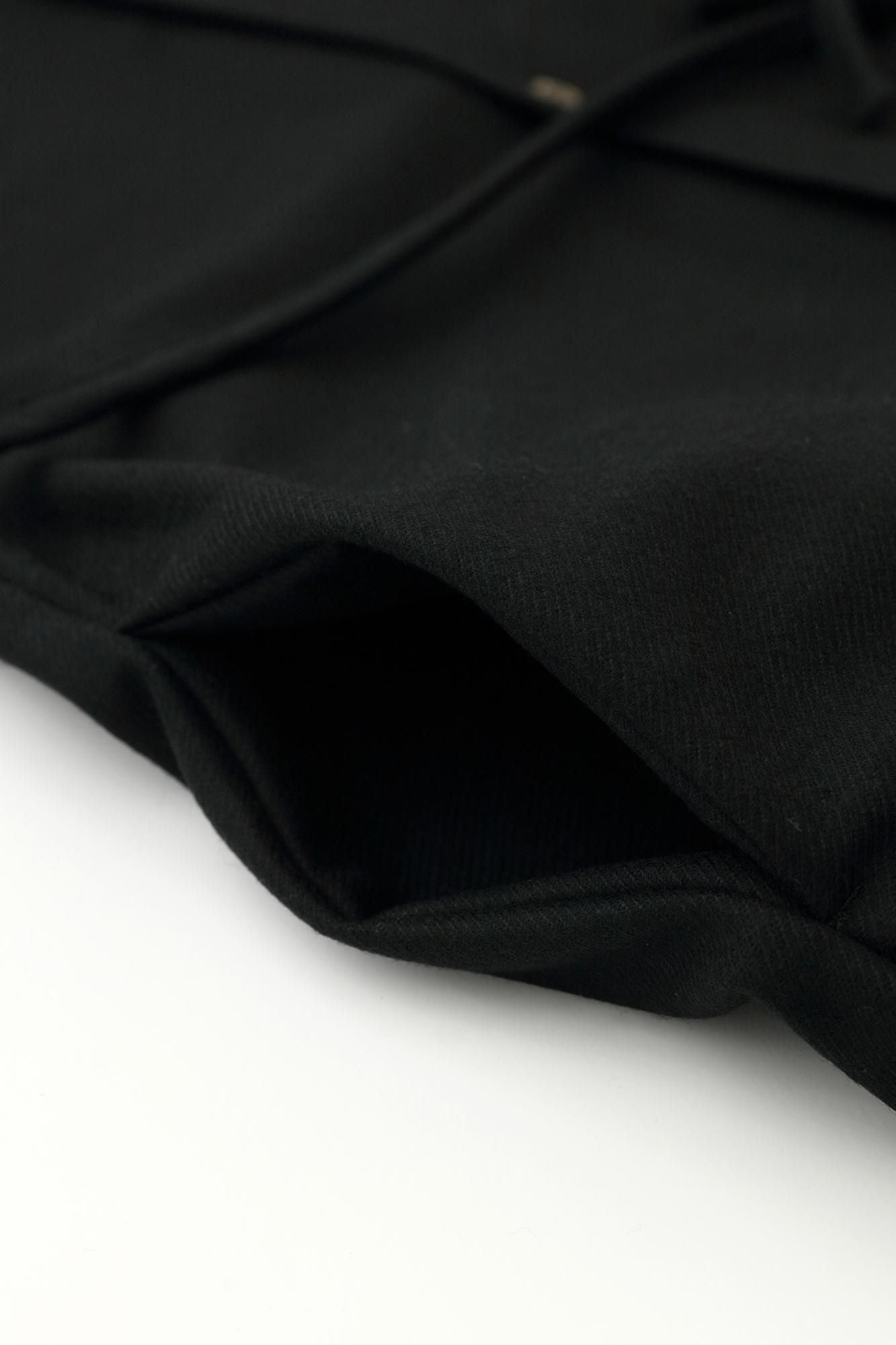 【net限定】梳毛（そもう） 綾織（あやおり） 薙刀かり衣（なぎなたかりごろも） 裏勝り（うらまさり）／濡羽色（ぬればいろ）×SO-SU-U