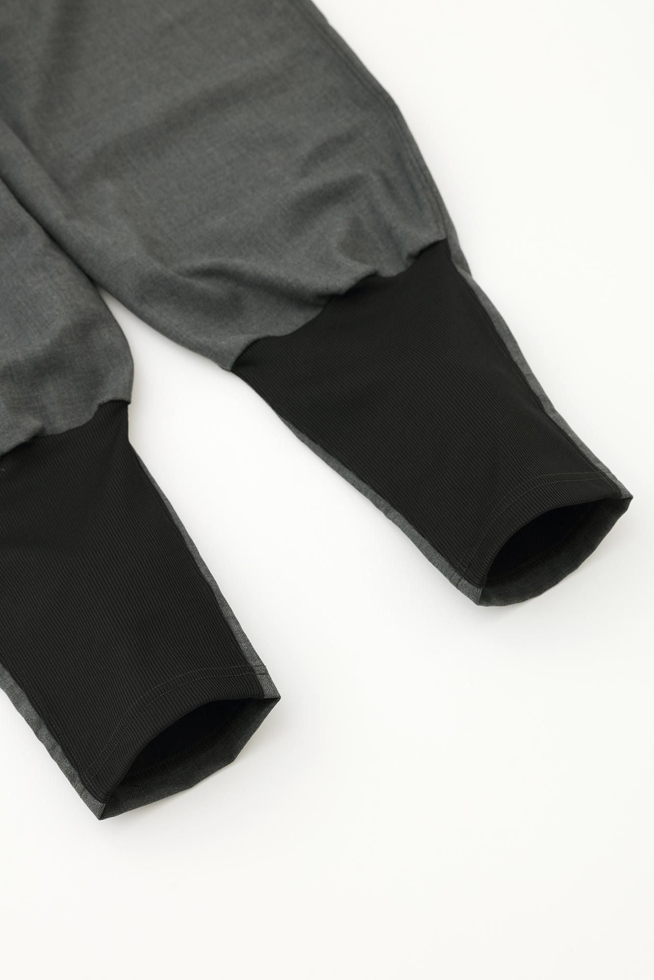 梳毛（そもう） 裁付（たっつけ）えんゆう穿き／濃灰（こいはい）