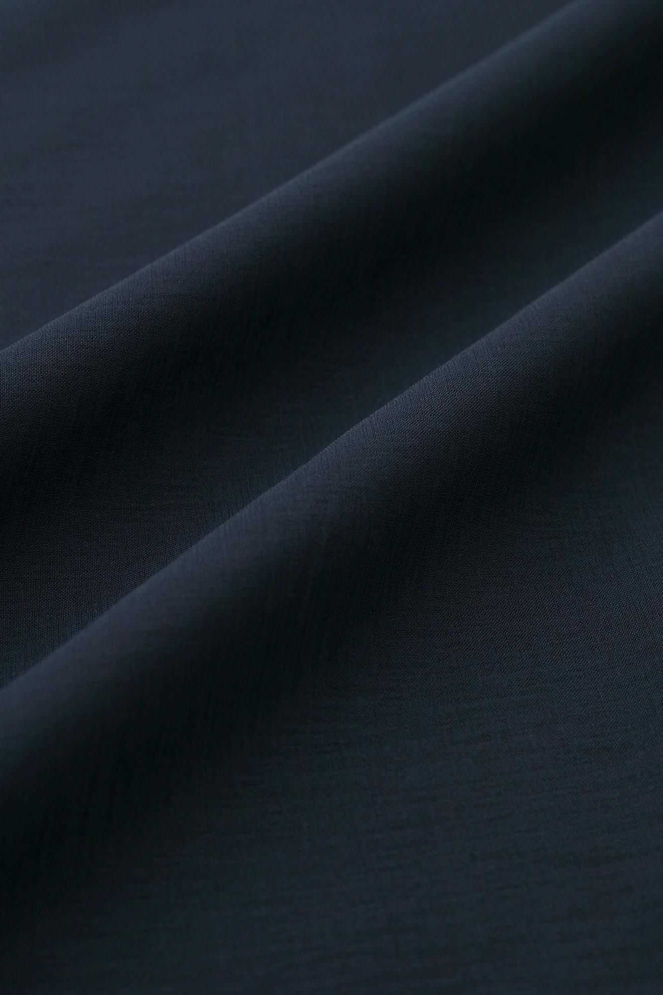 梳毛（そもう） 袢纏（はんてん） 間（けん） 袷（あわせ）／深紺靄（しんこんもや）