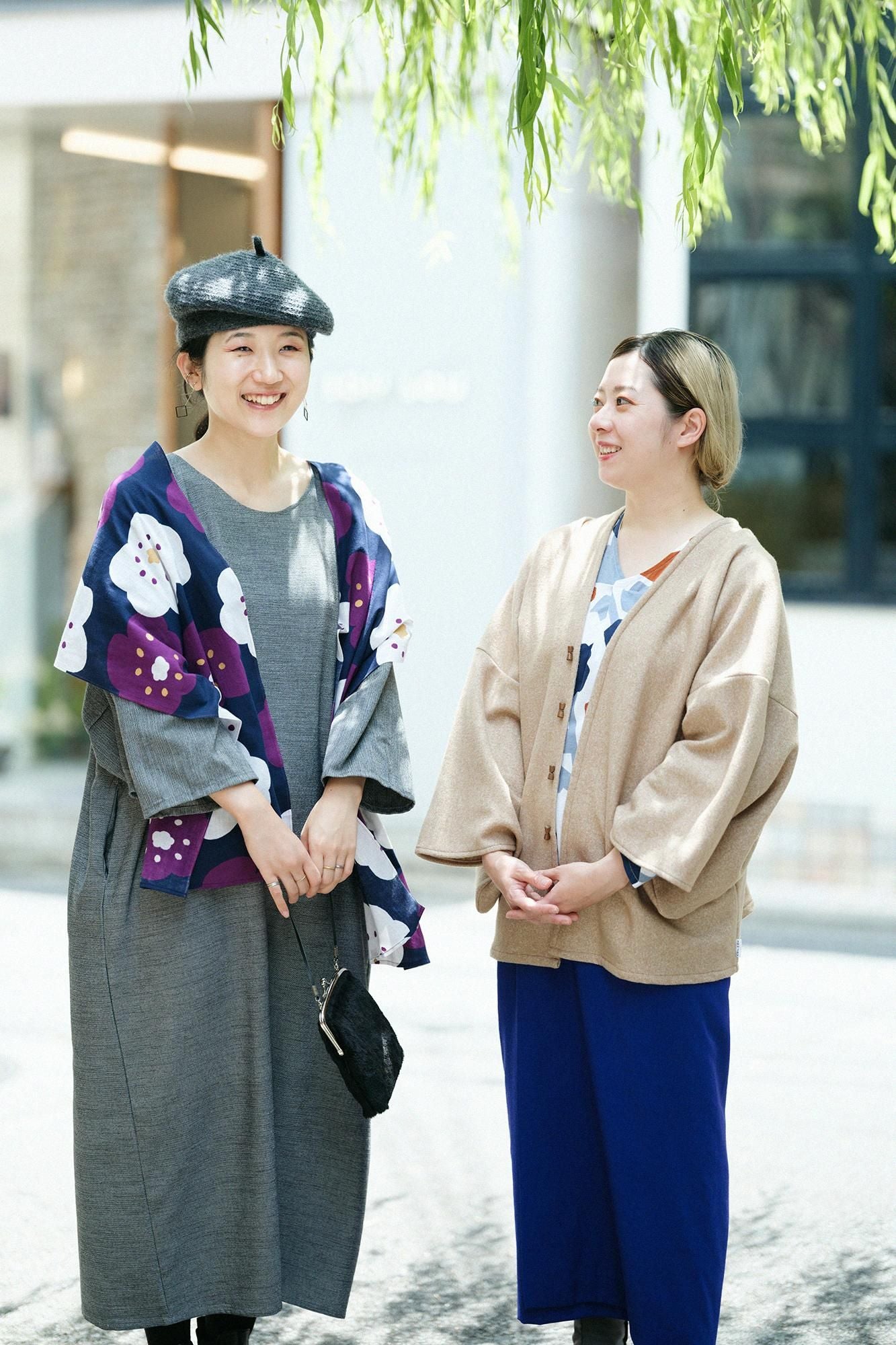 伊势木纹库比卷/微笑深蓝