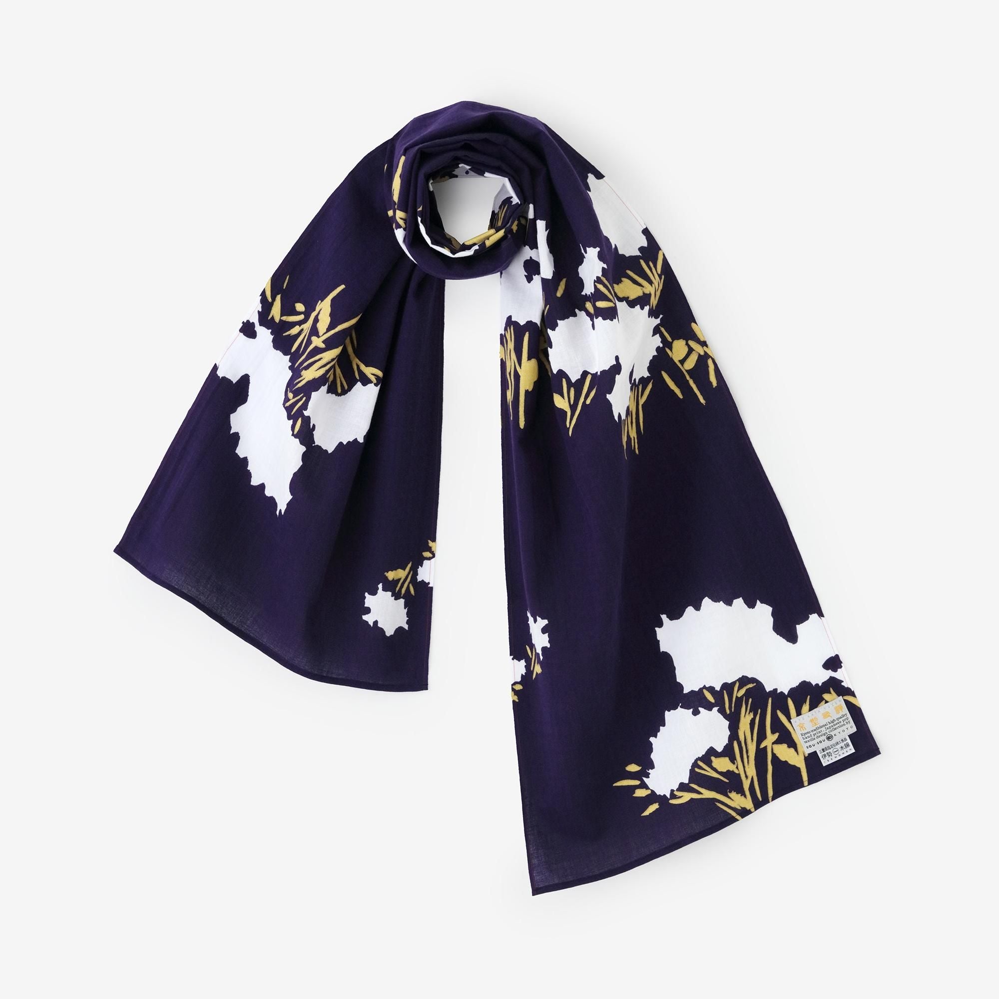 伊勢木棉圍巾/花明