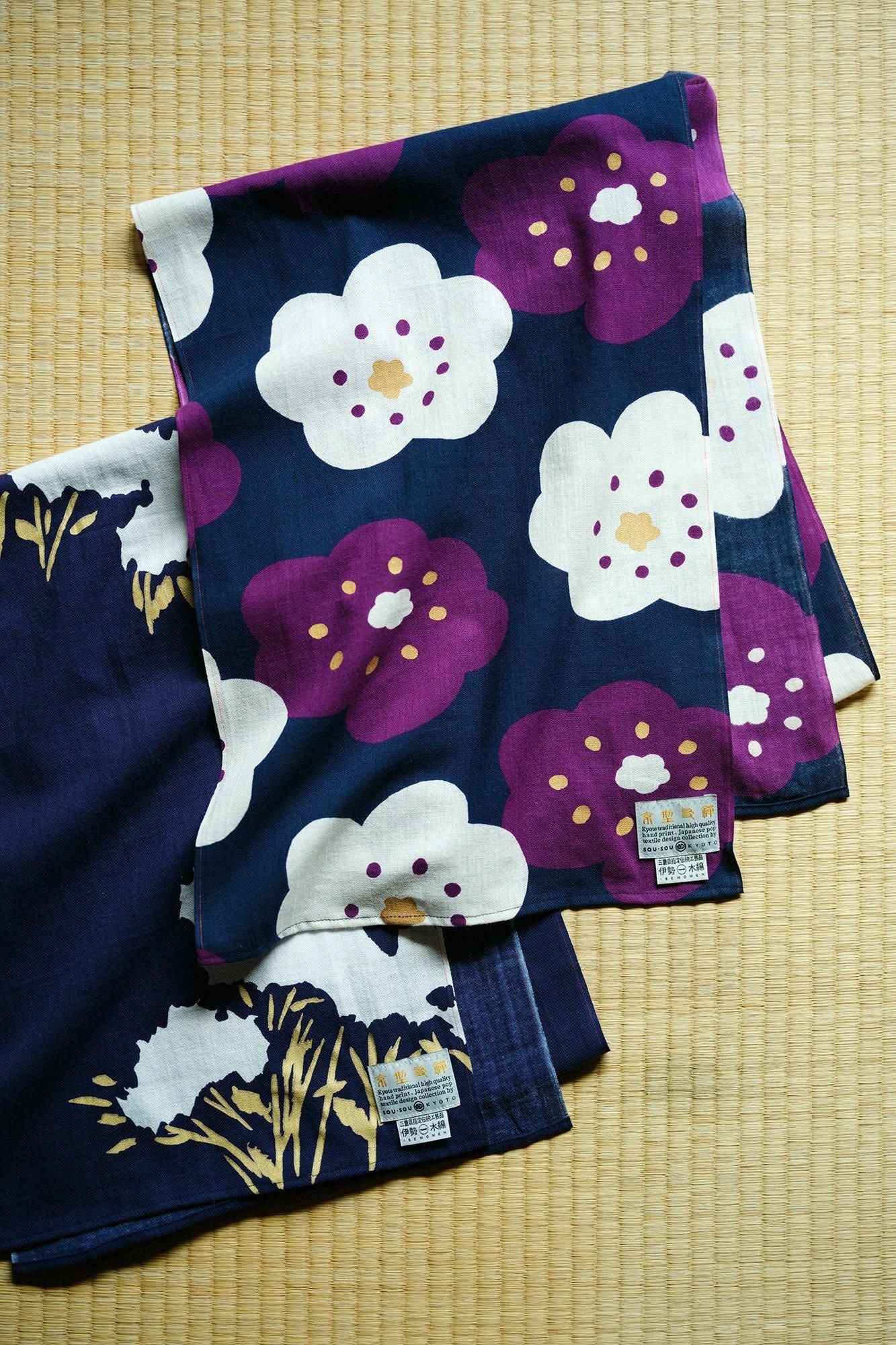 ISE棉花，领口/花光