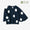 Tabata Shibori Naginata Shikukui / Große Polka Dots Dunkelblau (Ukon) x Tsukumo