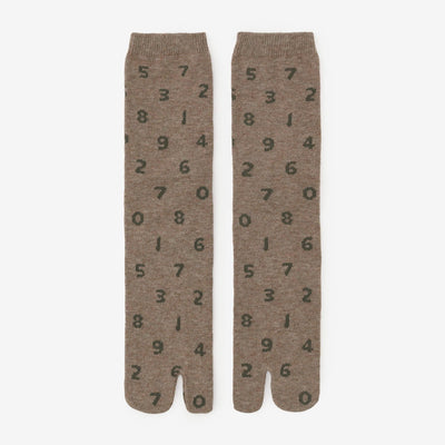 【官網限定40%OFF】環保分趾襪（普通長度）／SO-SU-U十數 灰褐色【女性用】