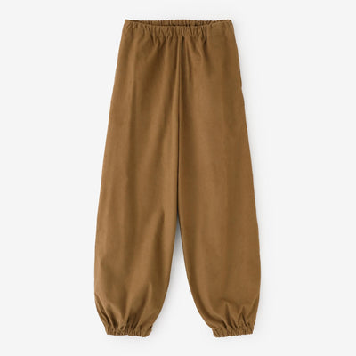 Soft Thermo(R) 燈芯絨 作務衣下裝／灰褐色（是的茶色）