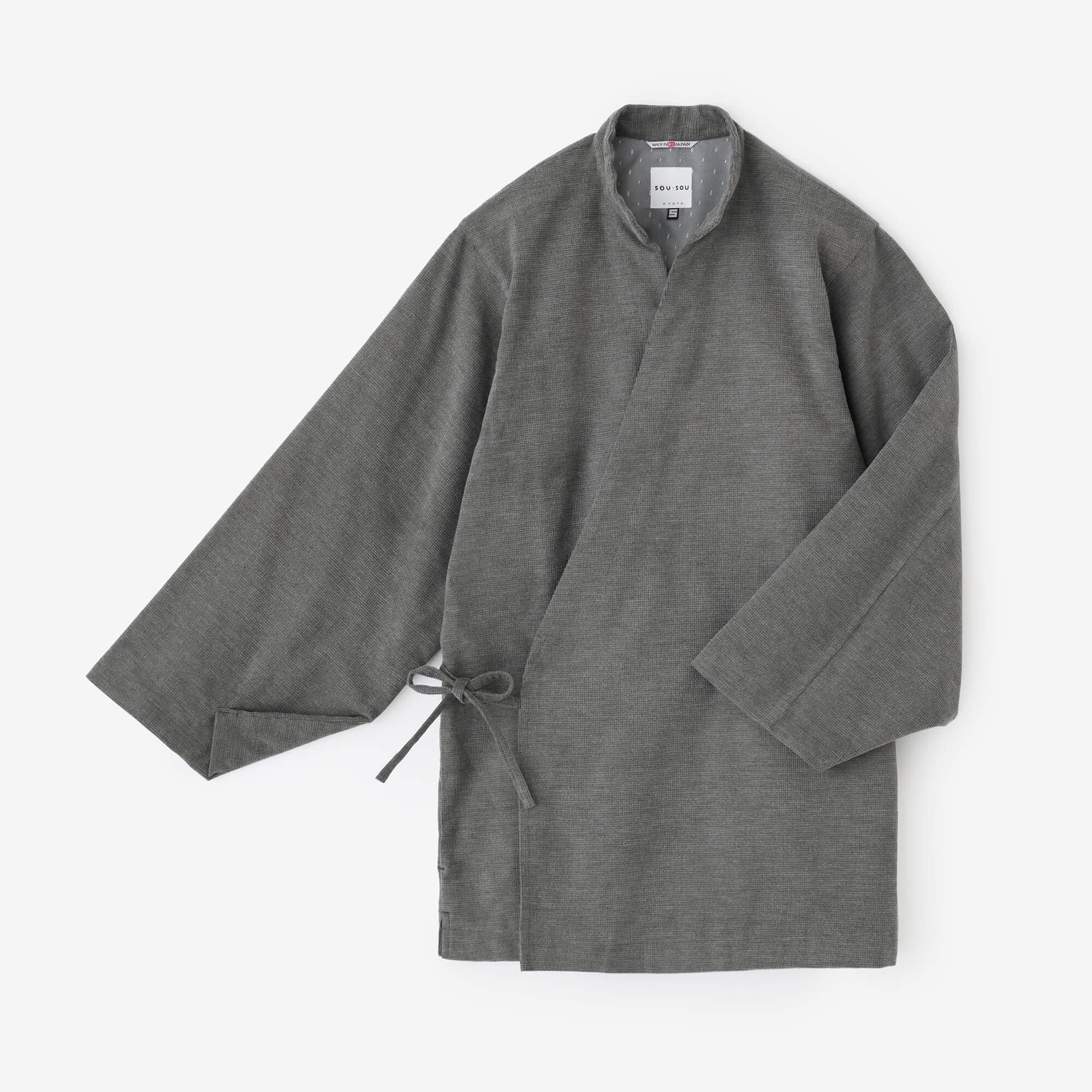 Soft Thermo(R) Corduroy Samue Worker Jacket with Lining / Grey