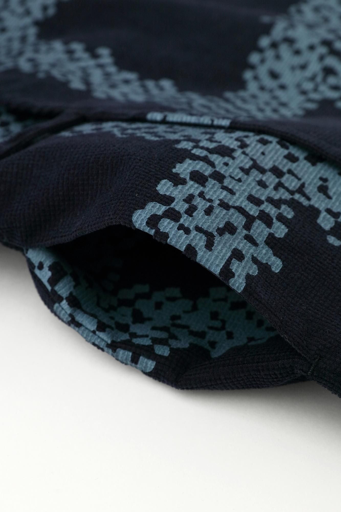 Soft Thermo(R) Corduroy Samue Worker Jacket with Lining / Tied-up Dark Blue