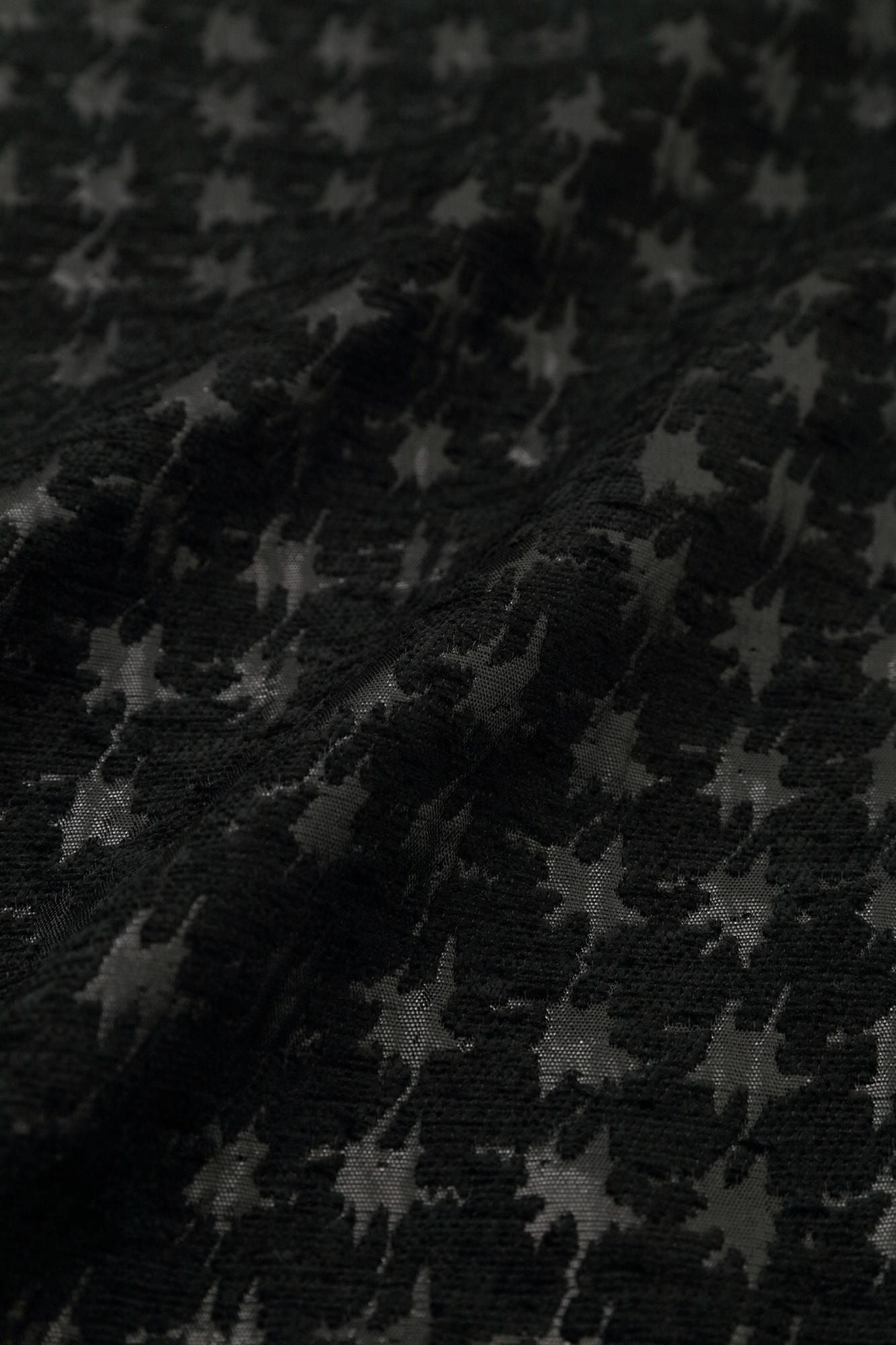 モールジャカール 裁付（たっつけ）えんゆう穿き／変わり千鳥格子（ちどりこうし） 濡羽色（ぬればいろ）