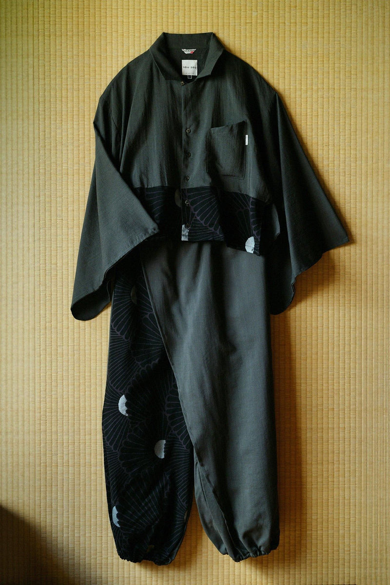 モスリン 開襟帯草衣