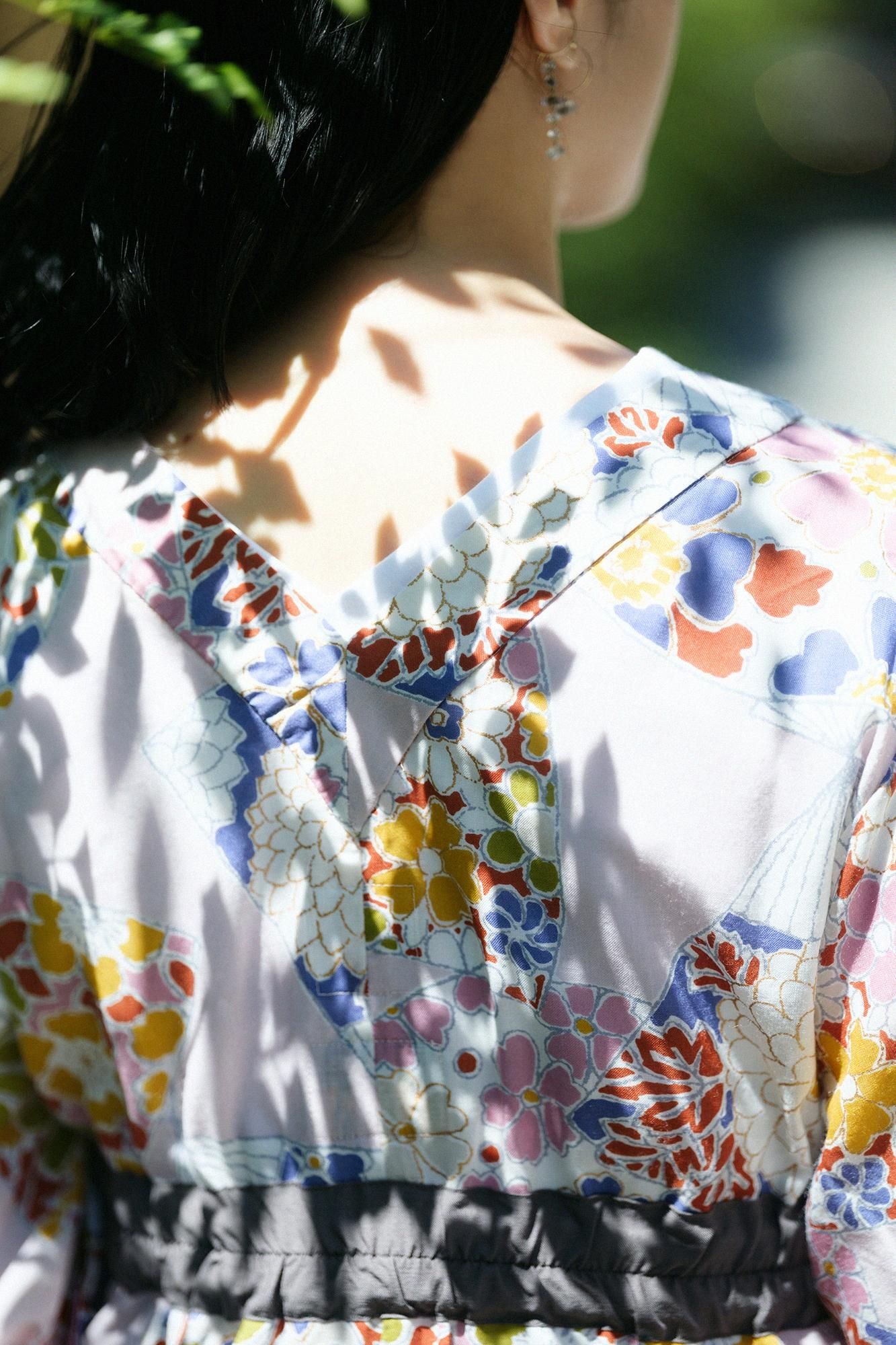 モスリン みたて衣／扇（おうぎ）