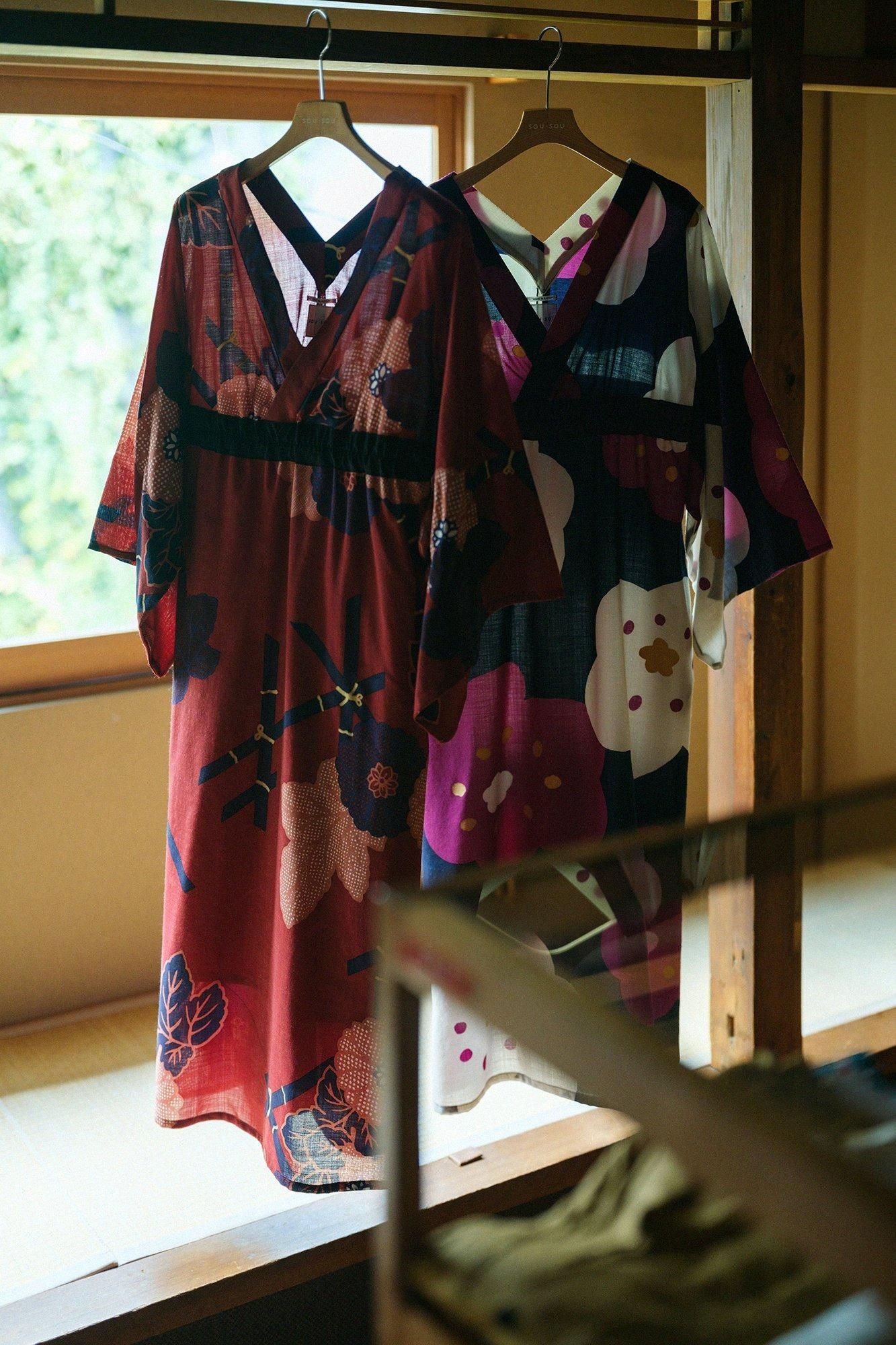 モスリン みたて衣／ほほえみ 鉄紺（てつこん）