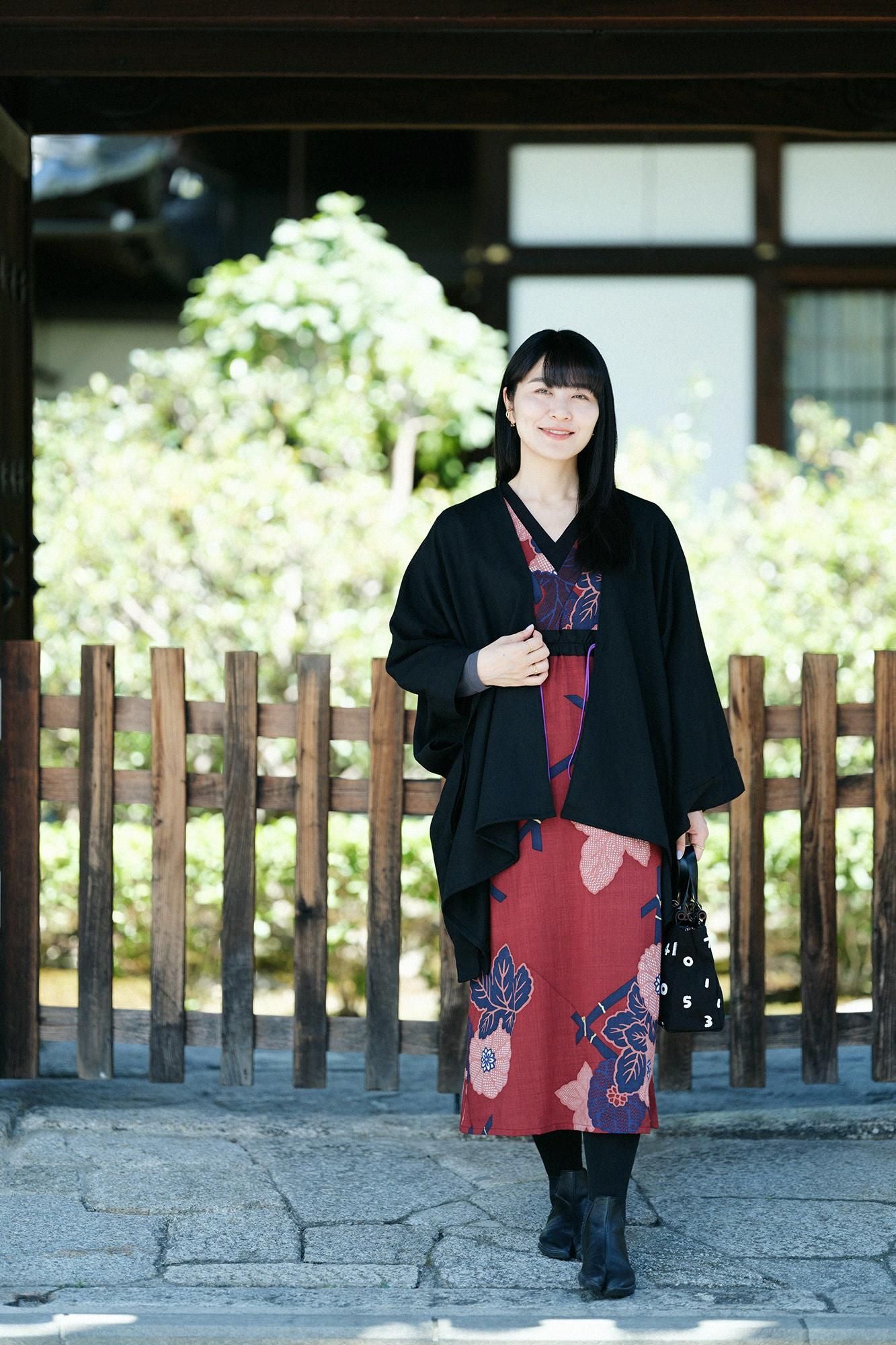 ソウソウ　sou.sou モスリン　みたて衣 モスリン みたて衣／籬菊模様（まがきぎくもよう） 写し（うつし）