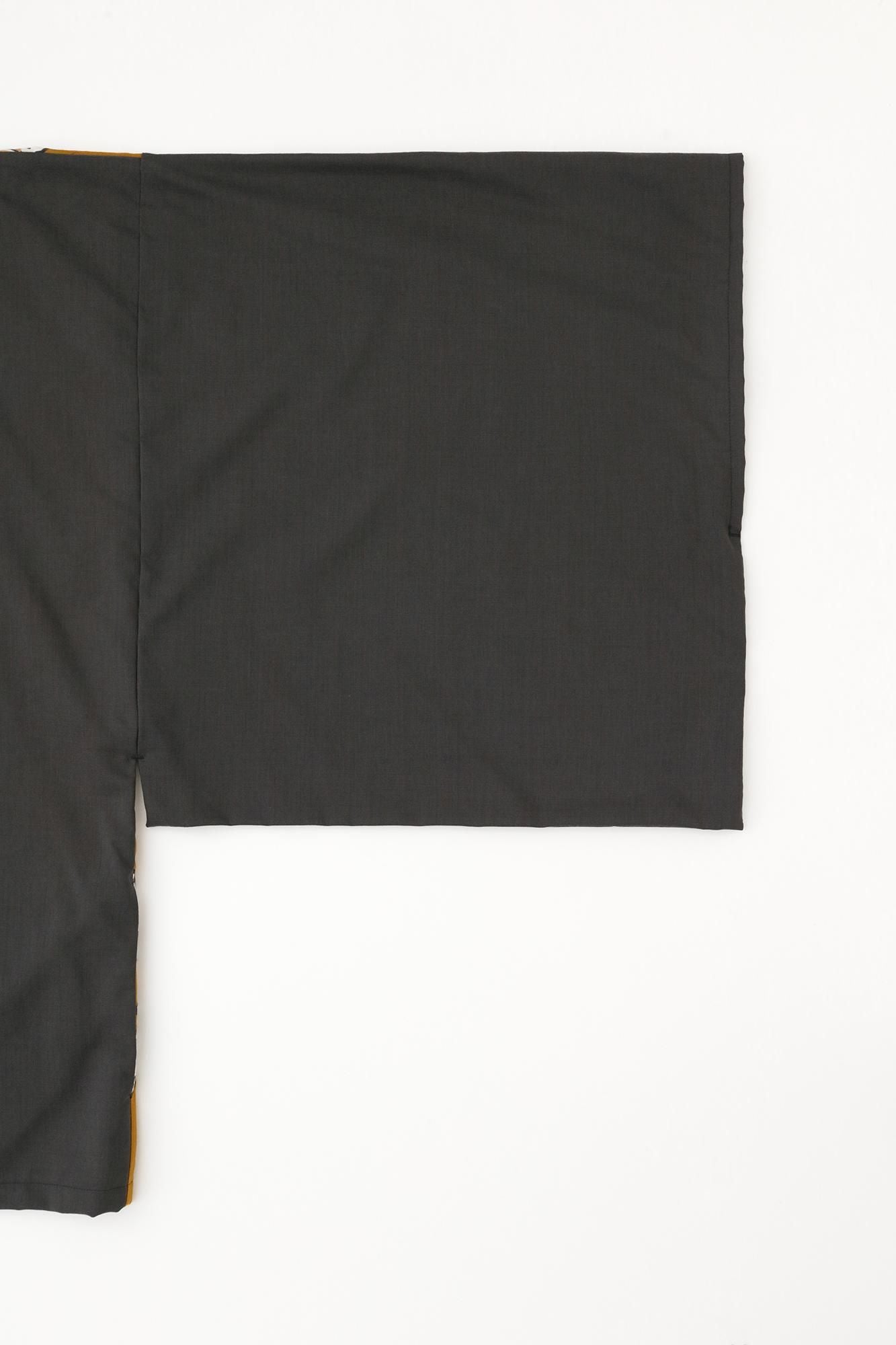 平纹细布kakusode fuubi（kakusode de fuubi）单方面的身体 /深灰X Musha Shippo）