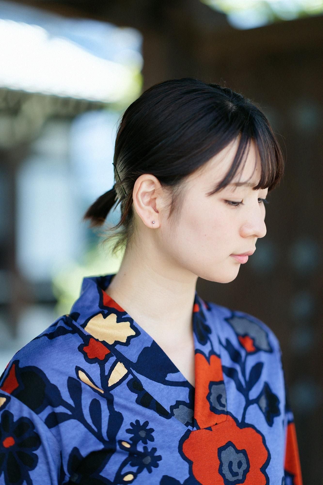 Seba Fubi Kimono Collar Shirt Nukiemon / Wildflower Picking