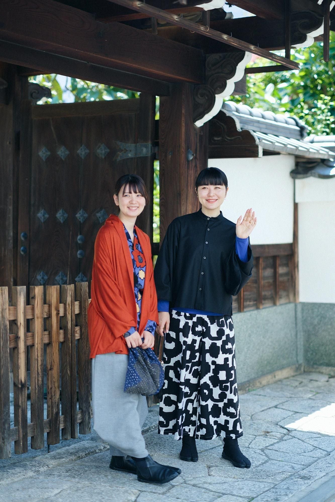 Seba Fubi Kimono Collar Shirt Nukiemon / Wildflower Picking