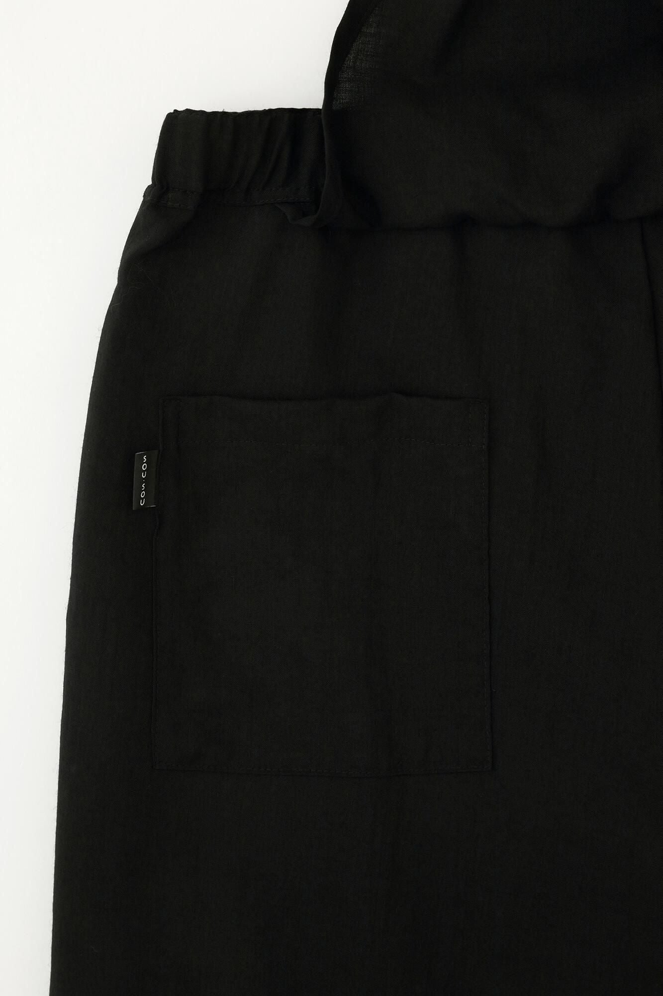 新品訳あり【SOU・SOU】　手柄寛衣　下　モスリン　濃灰　サルエルパンツ L モスリン 手柄寛衣下（たかみかんいした） 片身替わり（かたみ