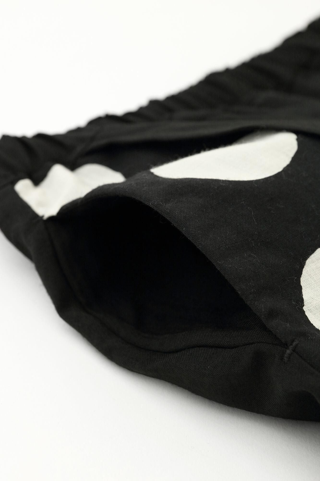 新品訳あり【SOU・SOU】　手柄寛衣　下　モスリン　濃灰　サルエルパンツ L モスリン 手柄寛衣下（たかみかんいした） 片身替わり（かたみ