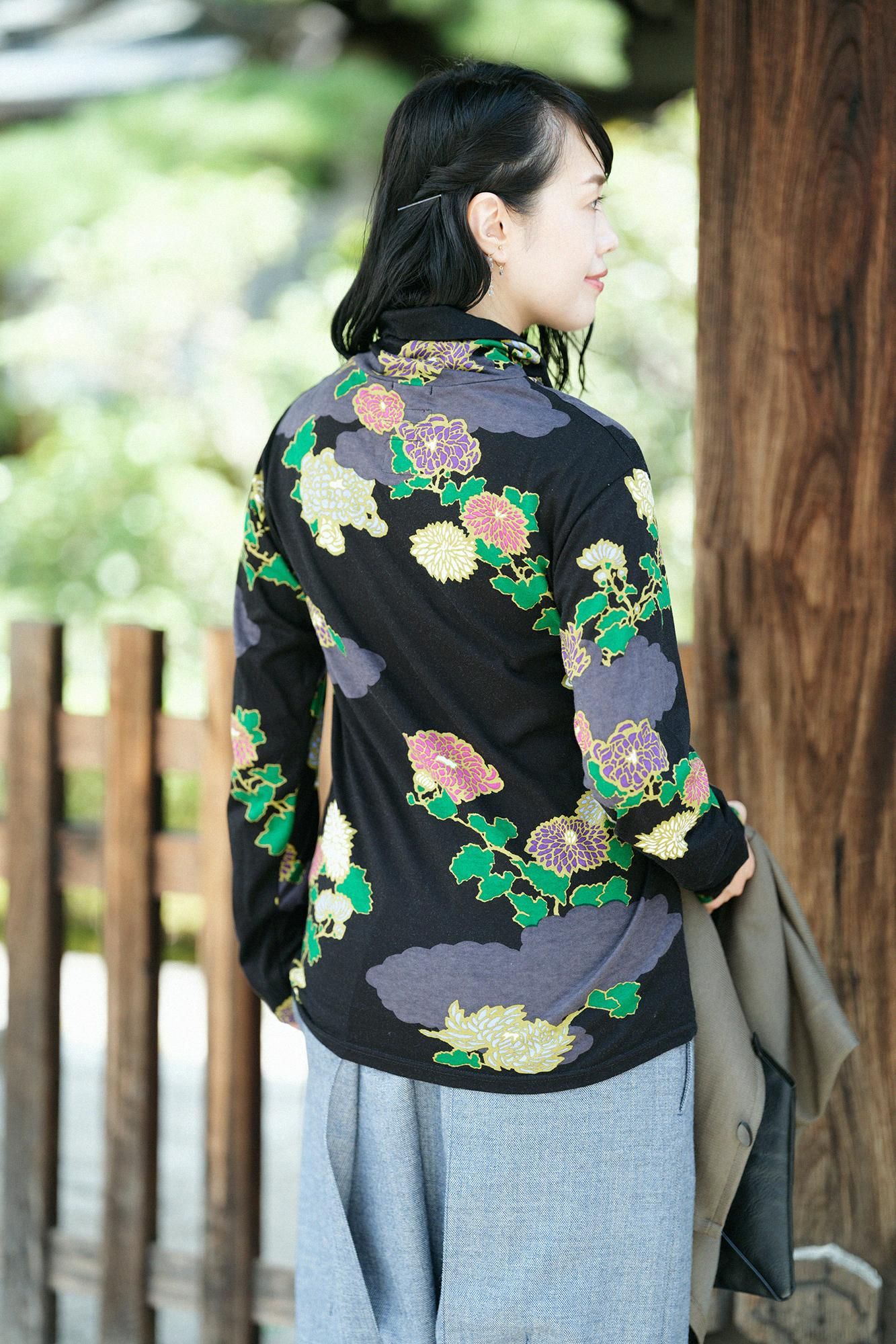 SOU SOU 新品・未使用・未開封 薙 ジバン 雲間に菊 衿巻ジバン／雲取り（くもどり）に菊