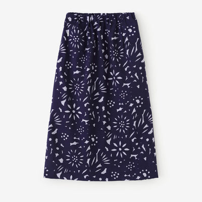 Muslin Wool Long Skirt / Paper Cutout