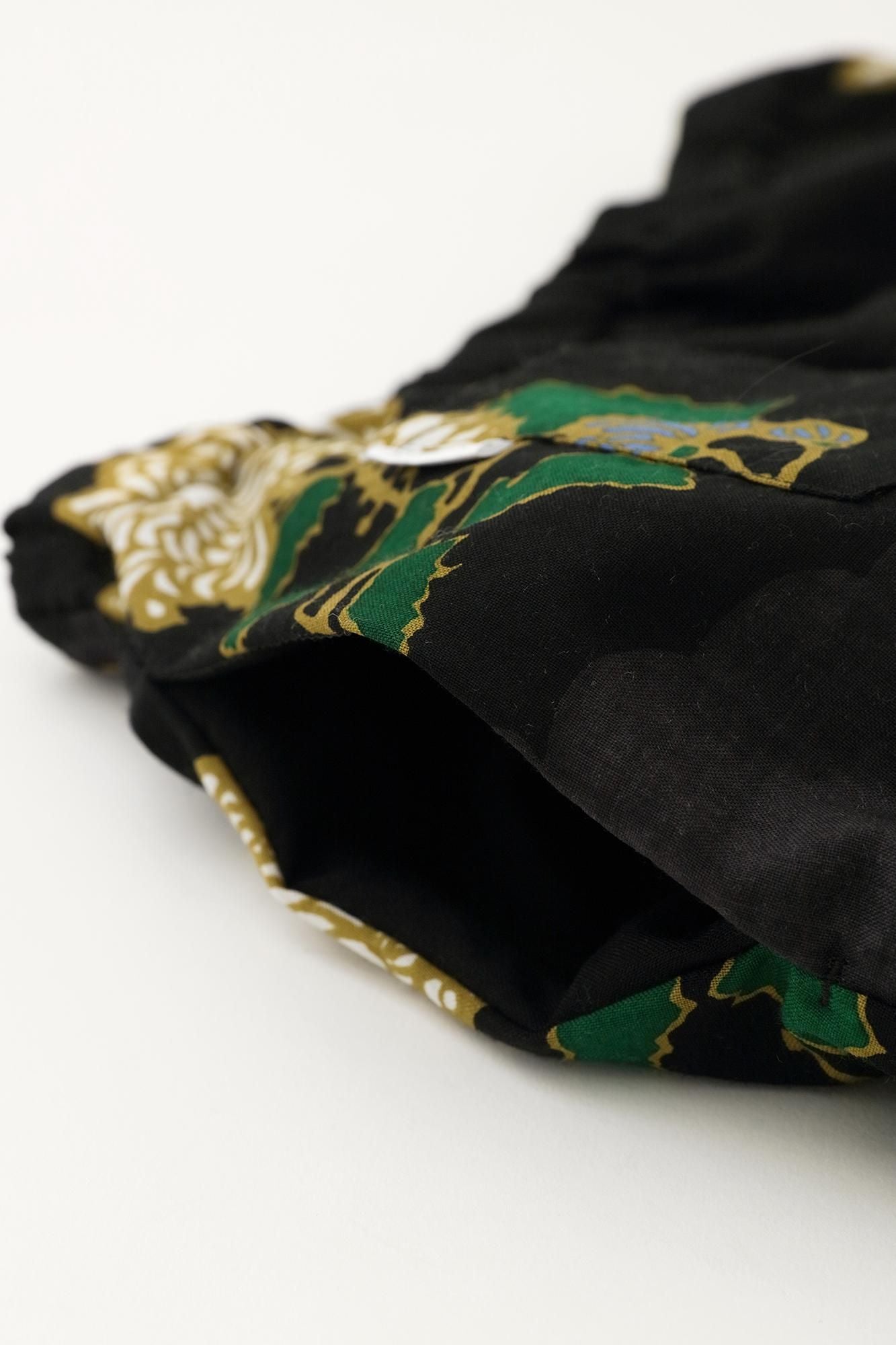 毛斯綸長裙／雲取菊