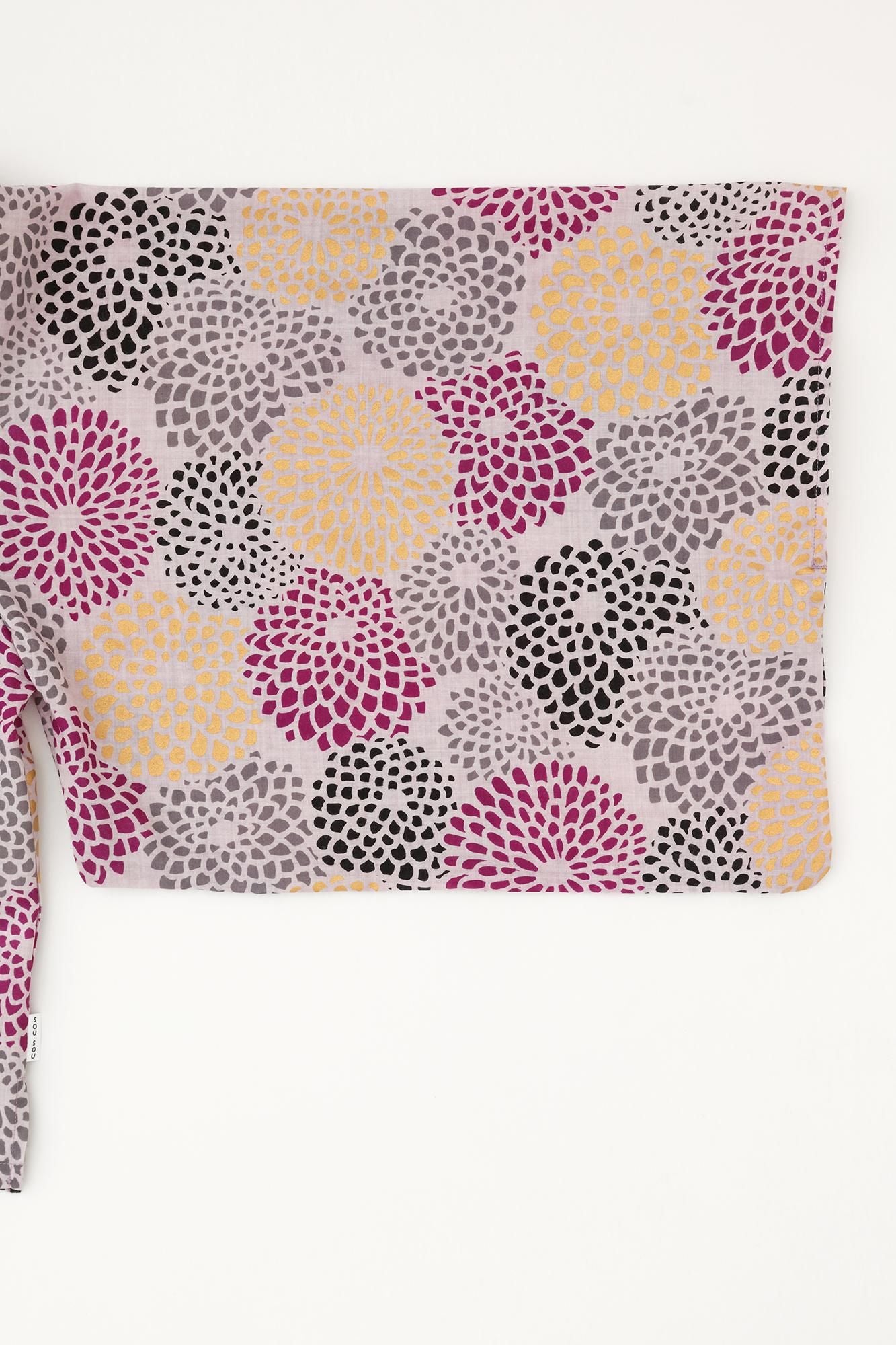 net限定20%OFF】モスリン 草衣（そうい） 上（うえ）／菊づくし 重陽